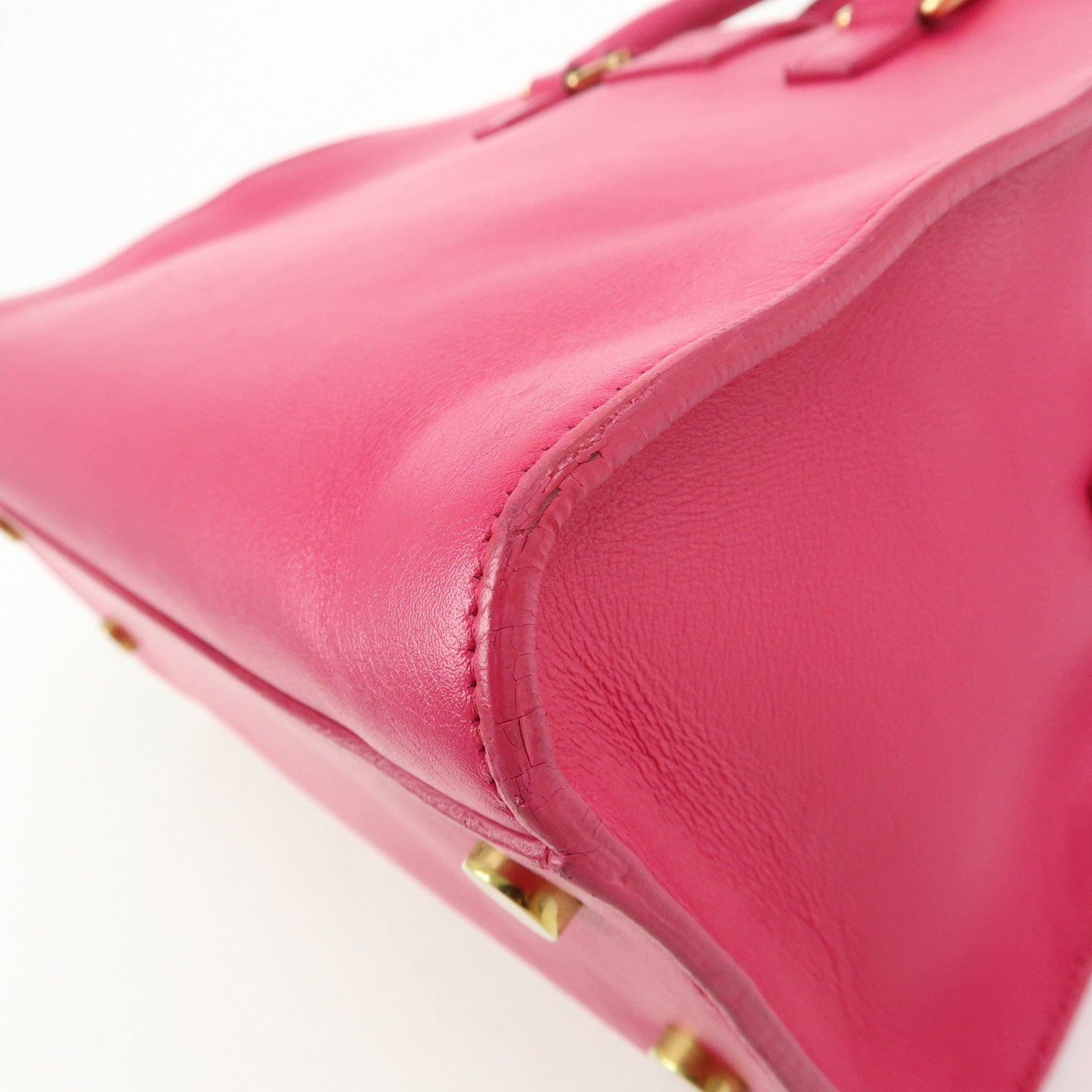 SAINT LAURENT PARIS Cassandra Leather 2Way Hand Shoulder Bag 372087