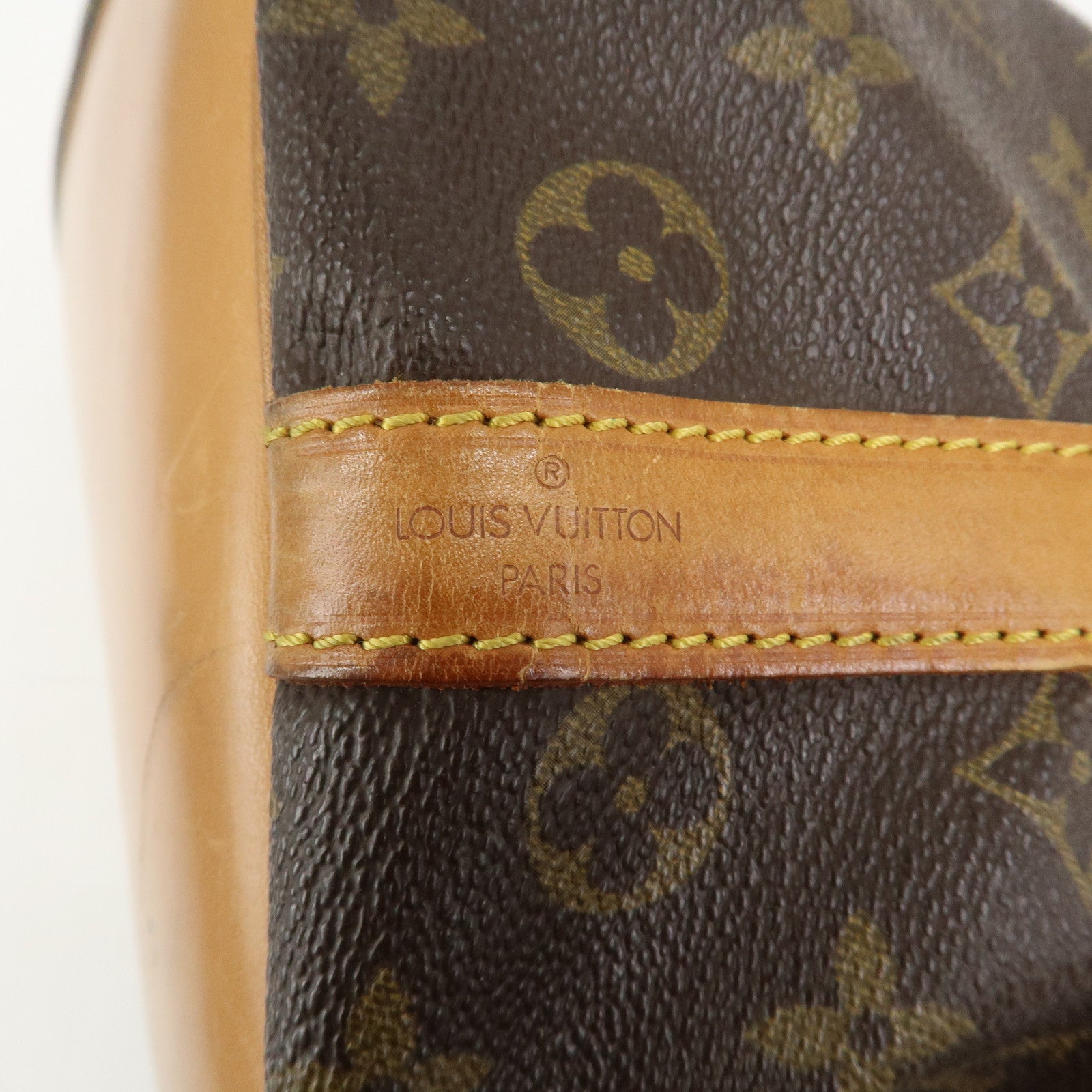 Louis Vuitton Monogram Canvas Petit Noe Shoulder Bag Brown M42226