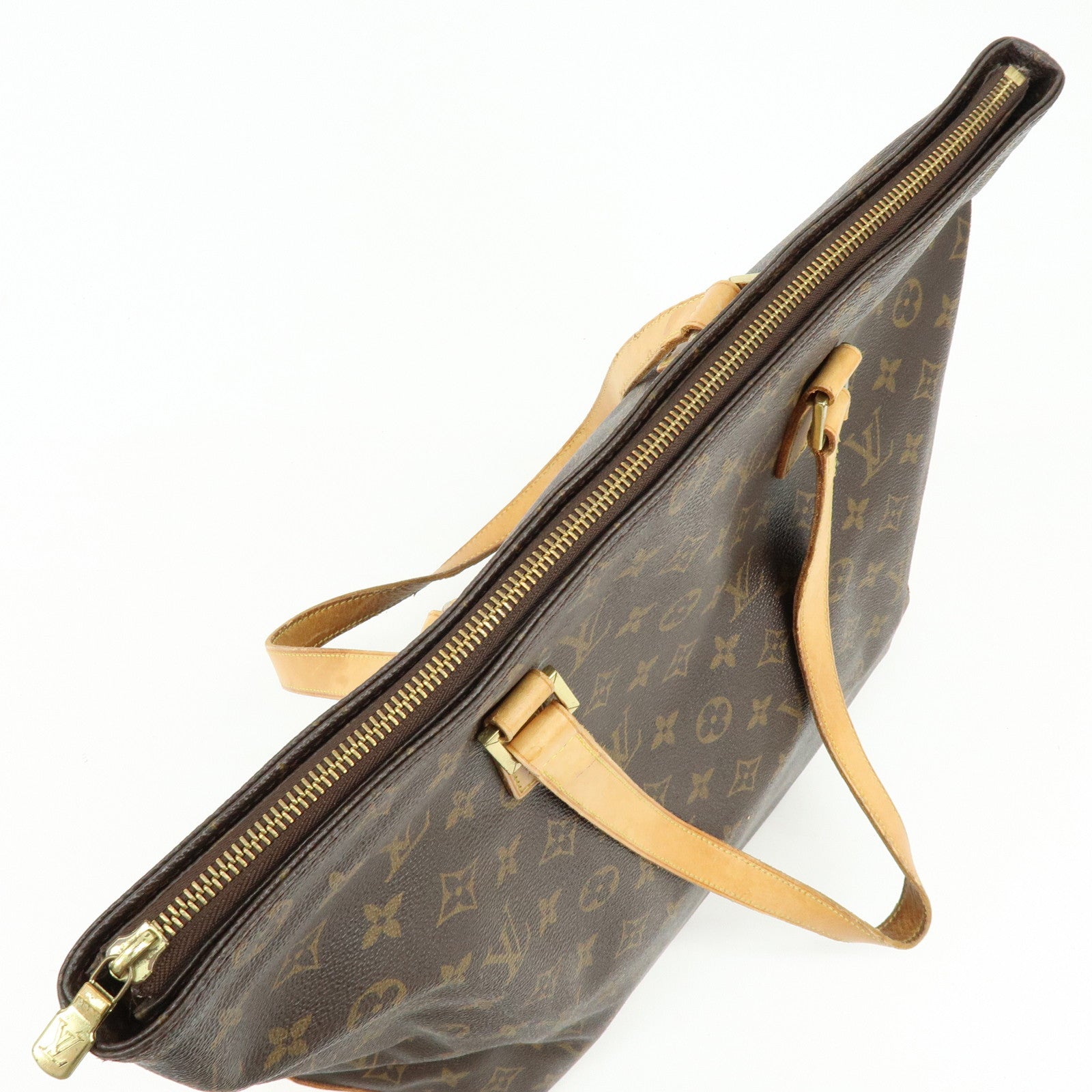 Louis Vuitton Monogram Cabas Mezzo Tote Bag Shoulder Bag M51151