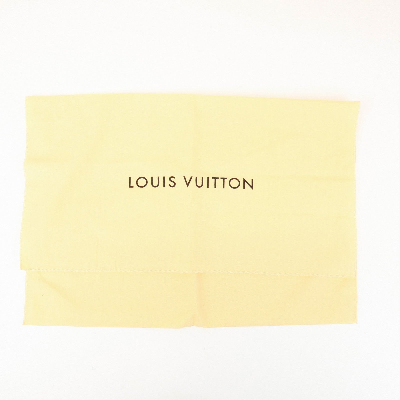 Louis Vuitton Set of 10 Dust Bag Storage Bag Flap Style Beige