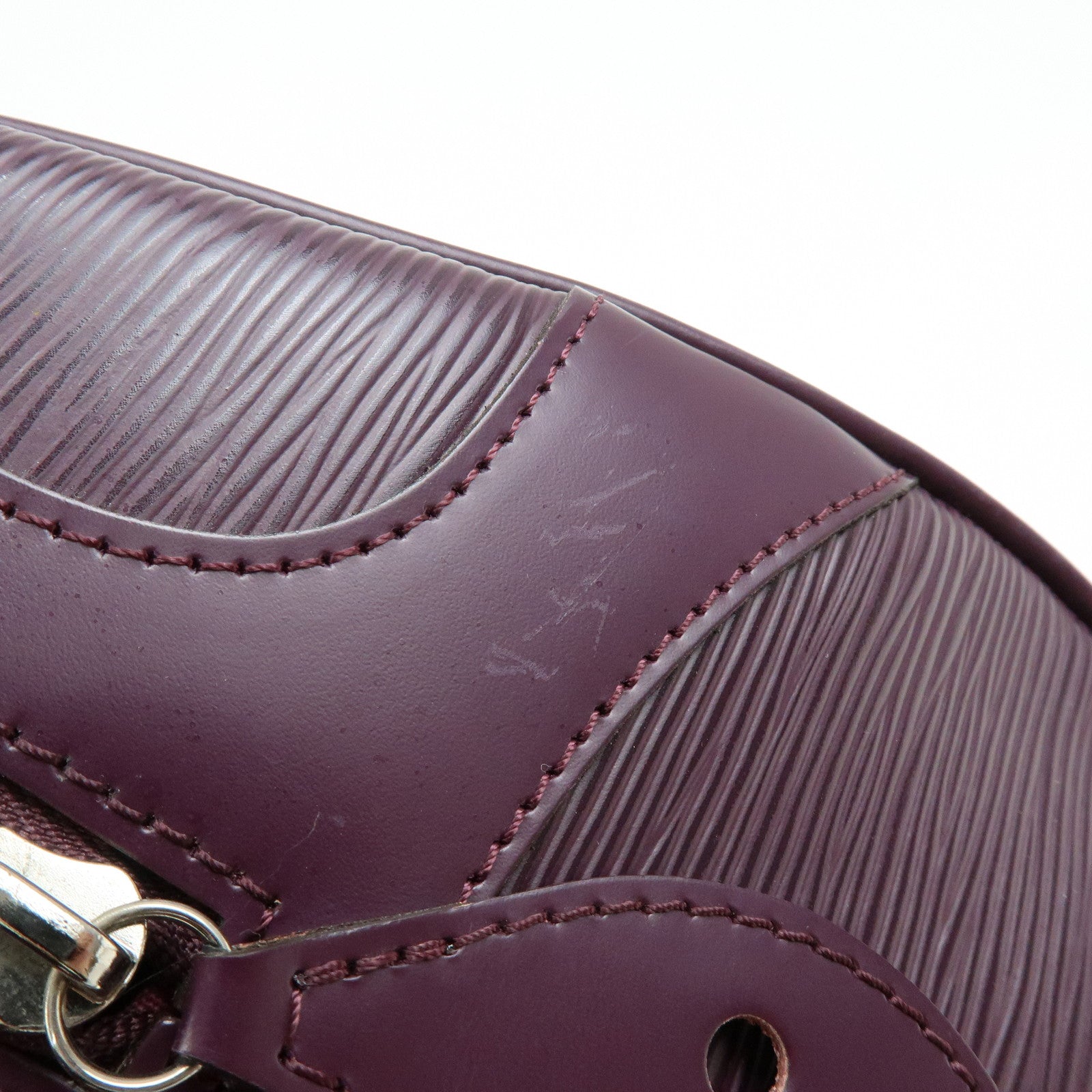 Louis Vuitton Epi Bowling Montaigne GM Hand Bag Cassis M5931K