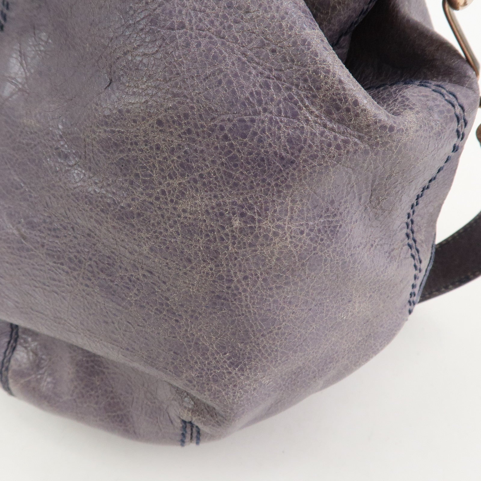 BALENCIAGA The Giant Mini Pompom 2Way Hand Shoulder Bag Gray 285439