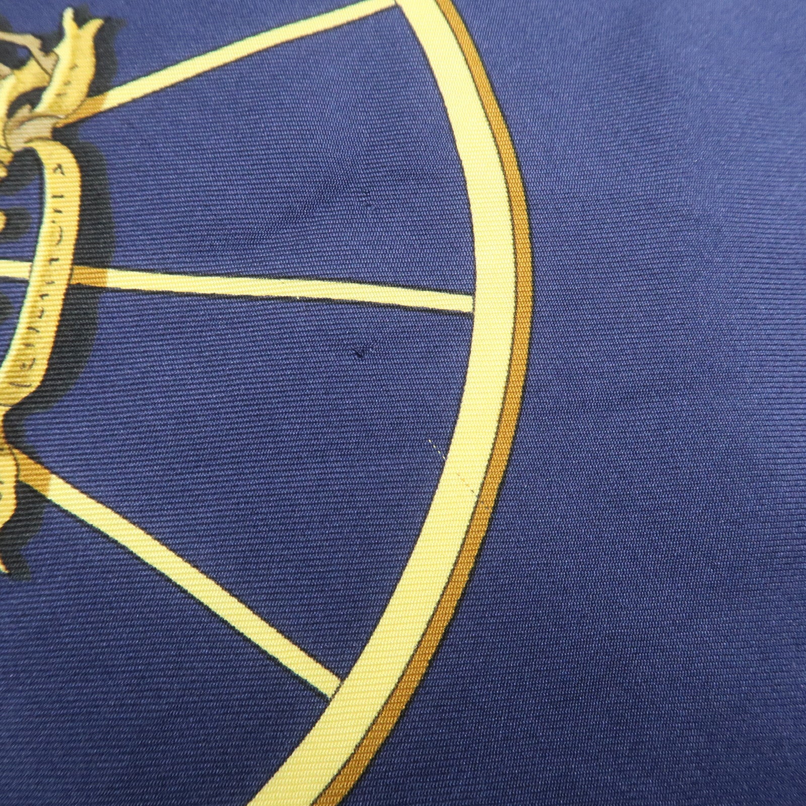 HERMES Carre 90 Silk 100% Scarf SPRINGS Navy Gold