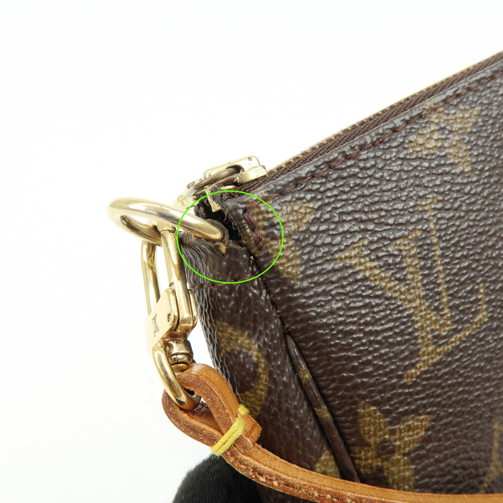 Louis Vuitton Monogram Pochette Accessoires Pouch Hand Bag M51980