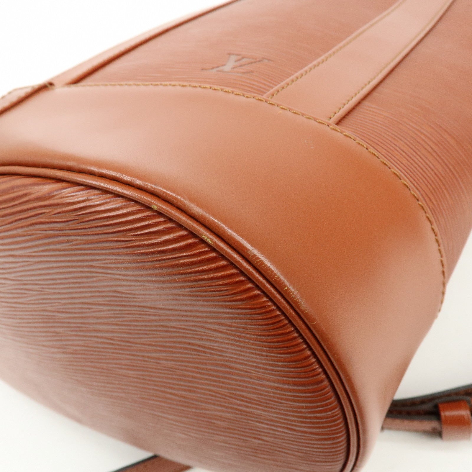 Louis Vuitton Epi Randonnee PM Shoulder Bag Kenya Brown M52353