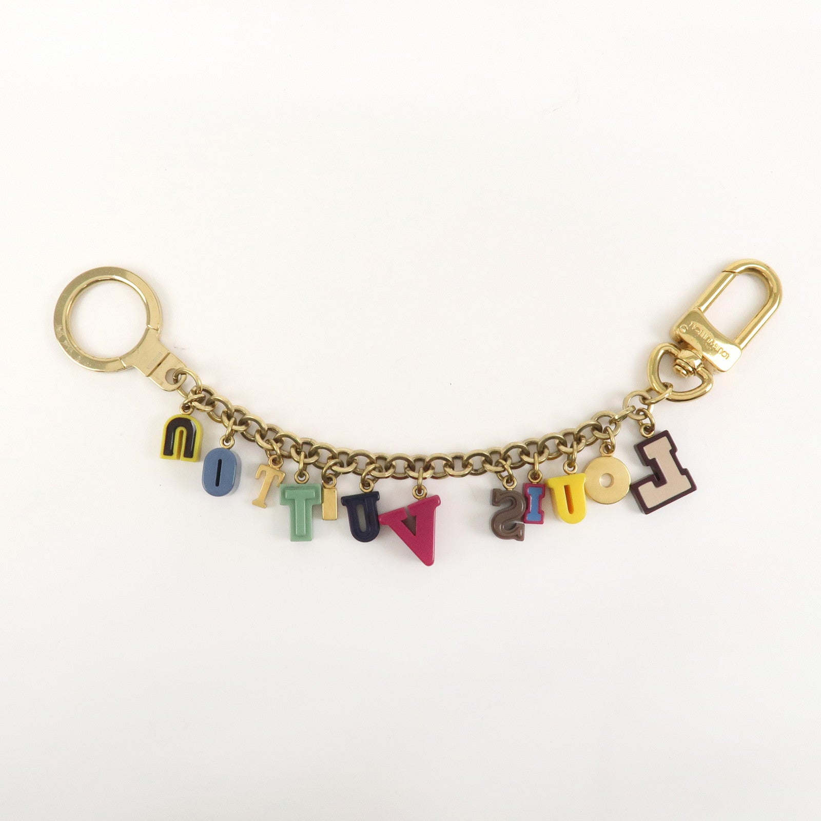 Louis Vuitton Porte Cles Chaine Playtime Metal Key Chain M66202