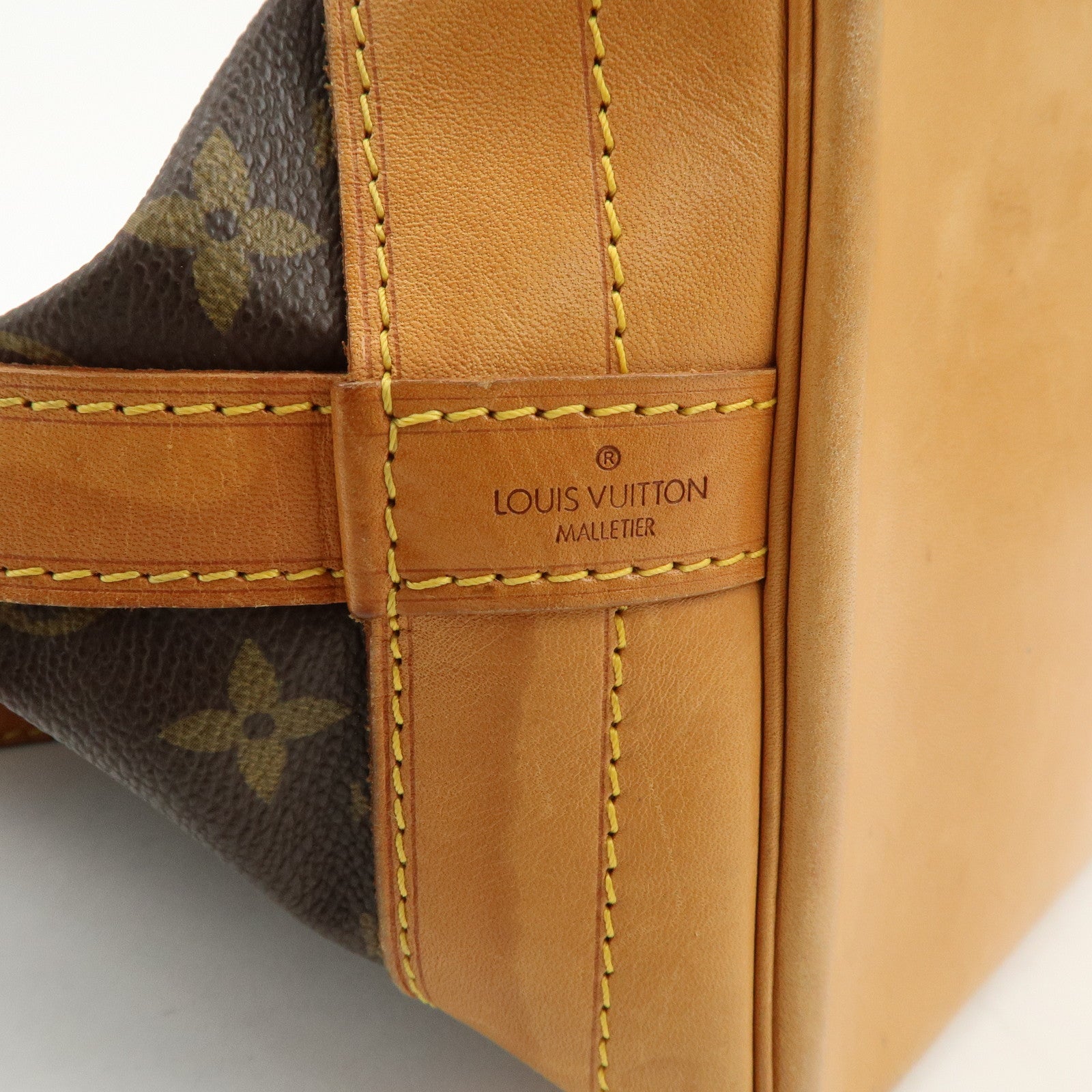 Louis Vuitton Monogram Noe Shoulder Bag Hand Bag Brown M42224