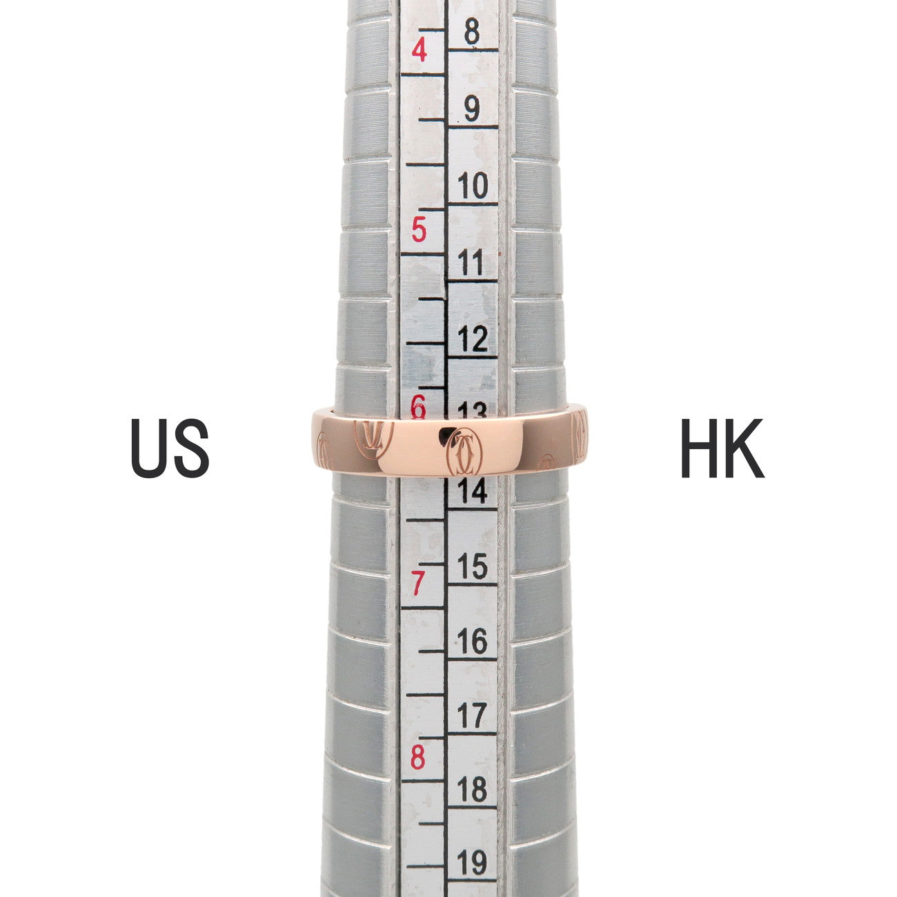 Cartier Happy Birthday Ring K18 750PG Rose Gold #52 0US6 EU52 HK13