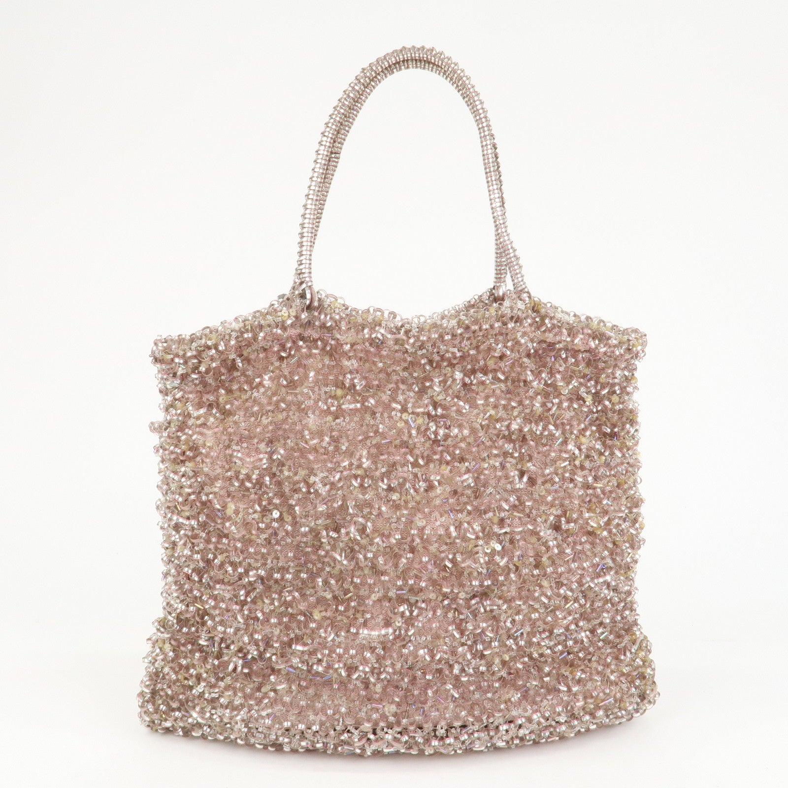 ANTEPRIMA PVC Hand Bag Tote Bag Clear Pink