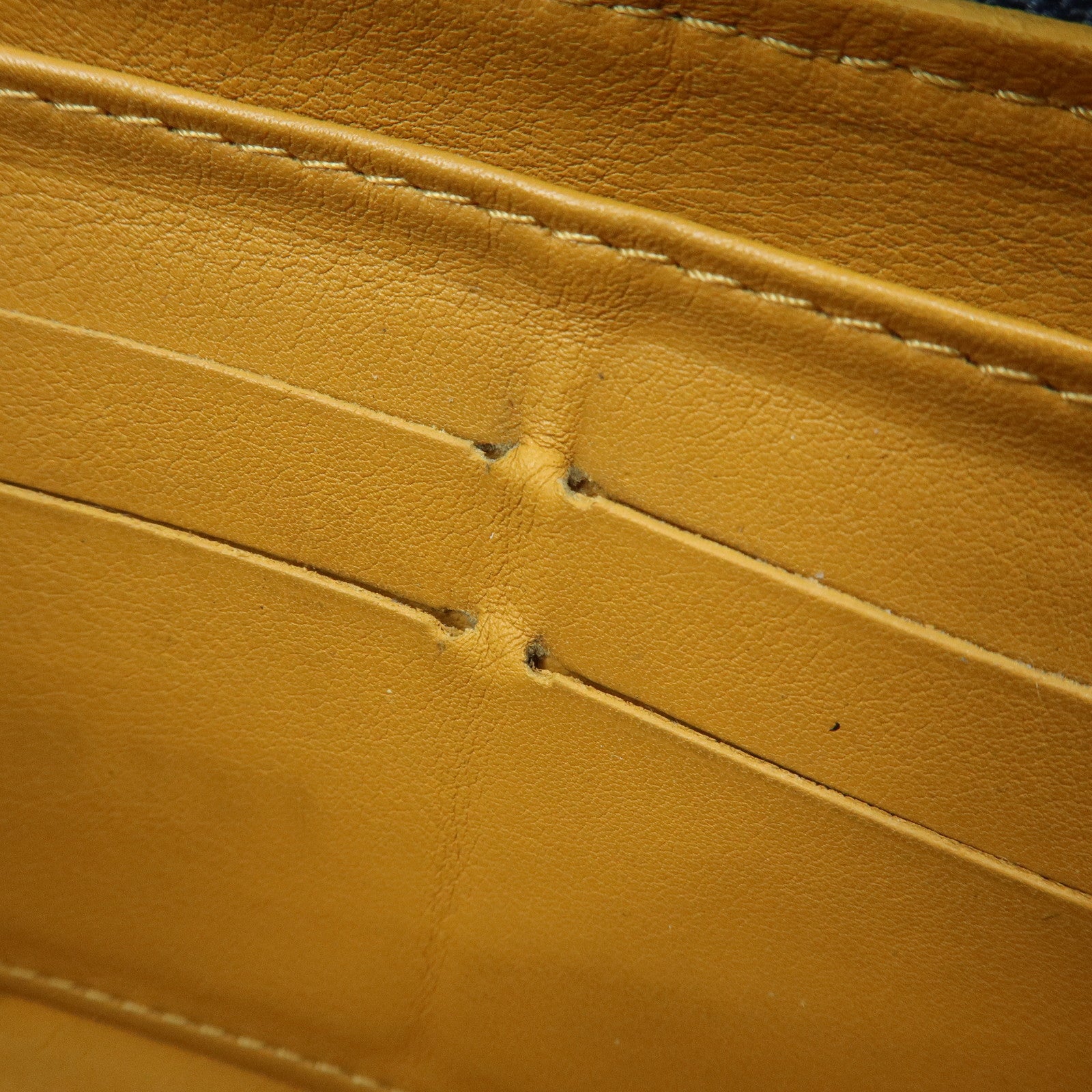 Louis Vuitton Monogram Denim Zippy Wallet Long Wallet Blue M95341