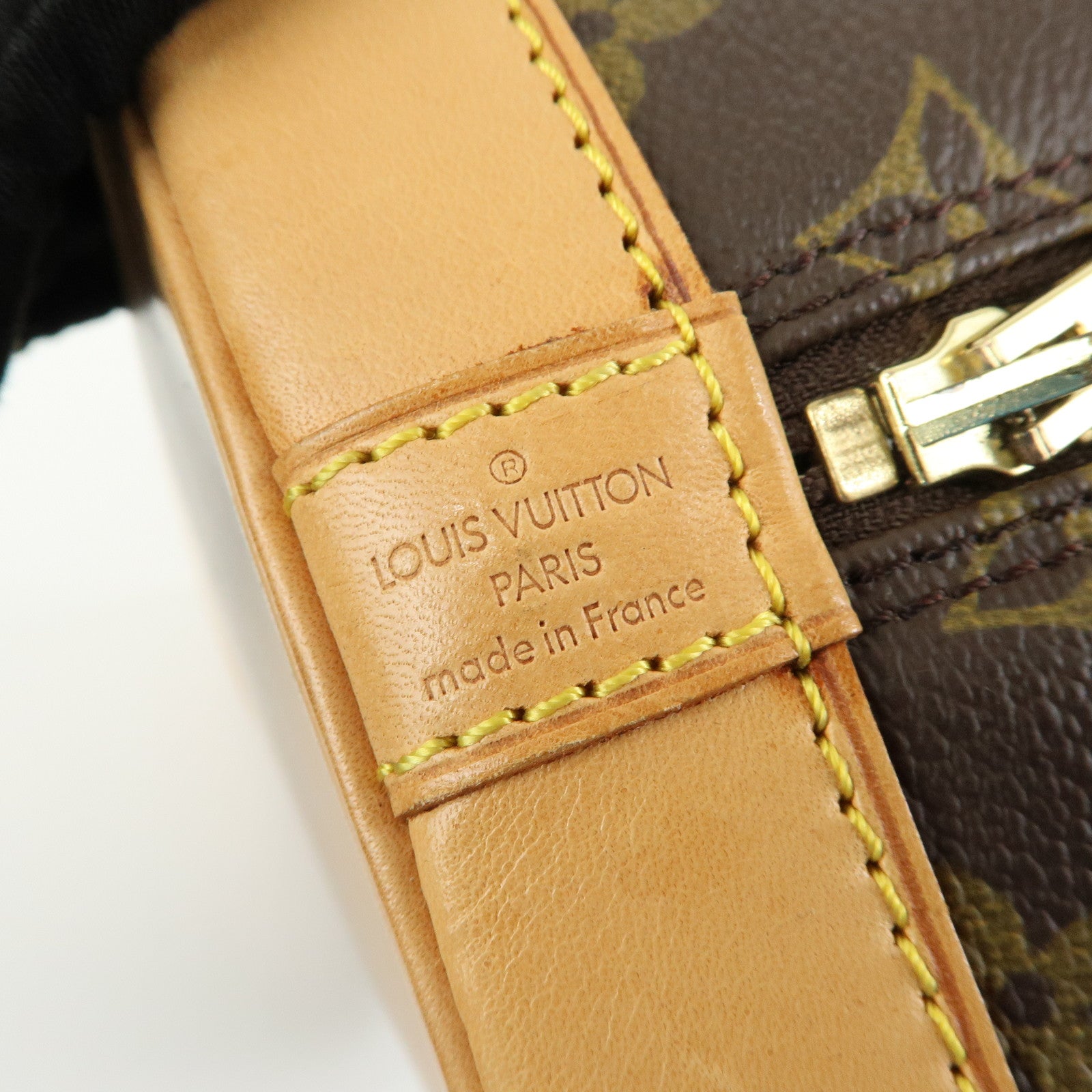 Louis Vuitton Monogram Alma Hand Bag Brown M51130