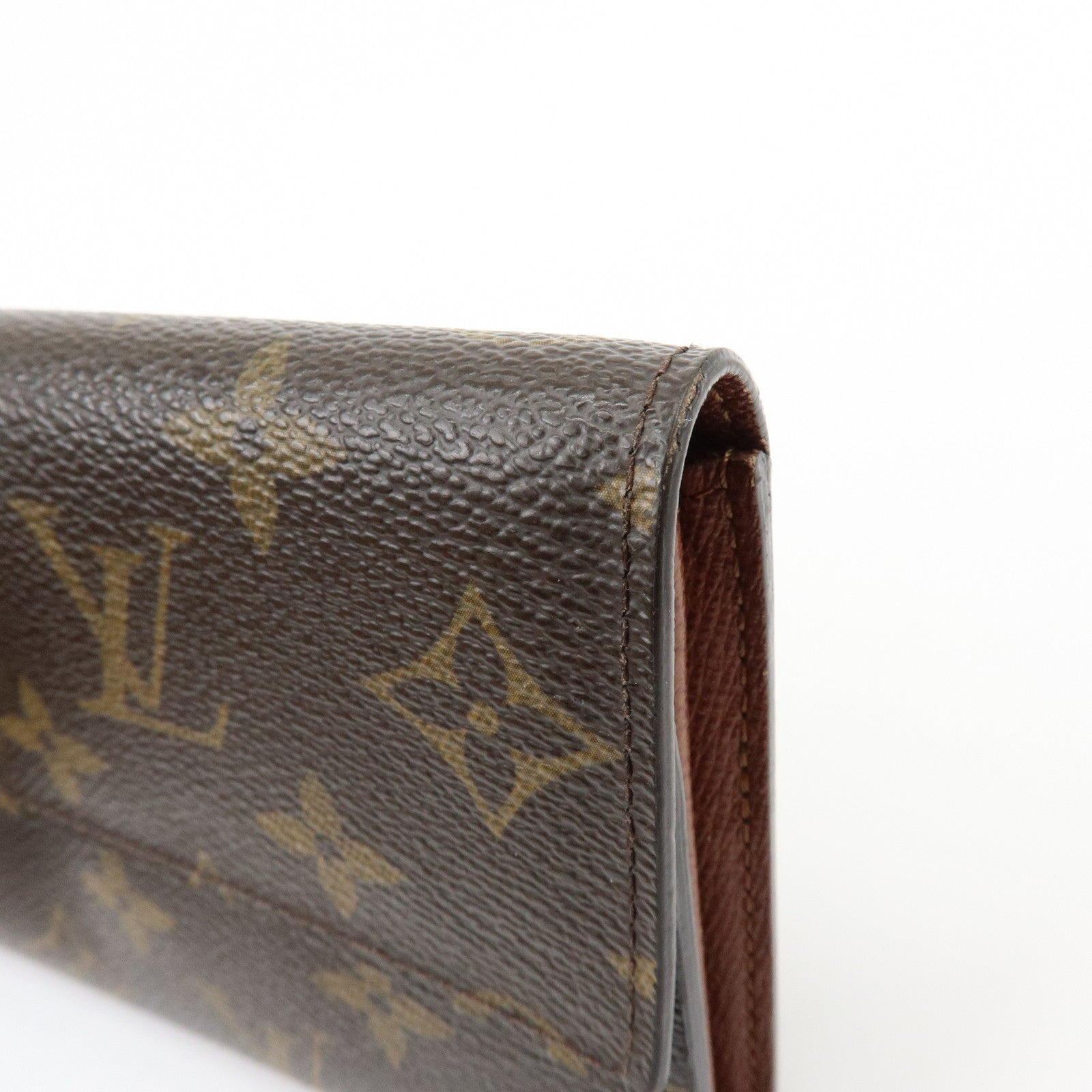 Louis Vuitton Monogram Portefeuille Sarah Long Wallet Brown M61734