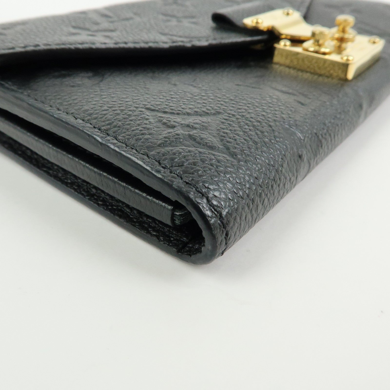 Louis Vuitton Monogram Empreinte Portefeuille Metis Noir M62458