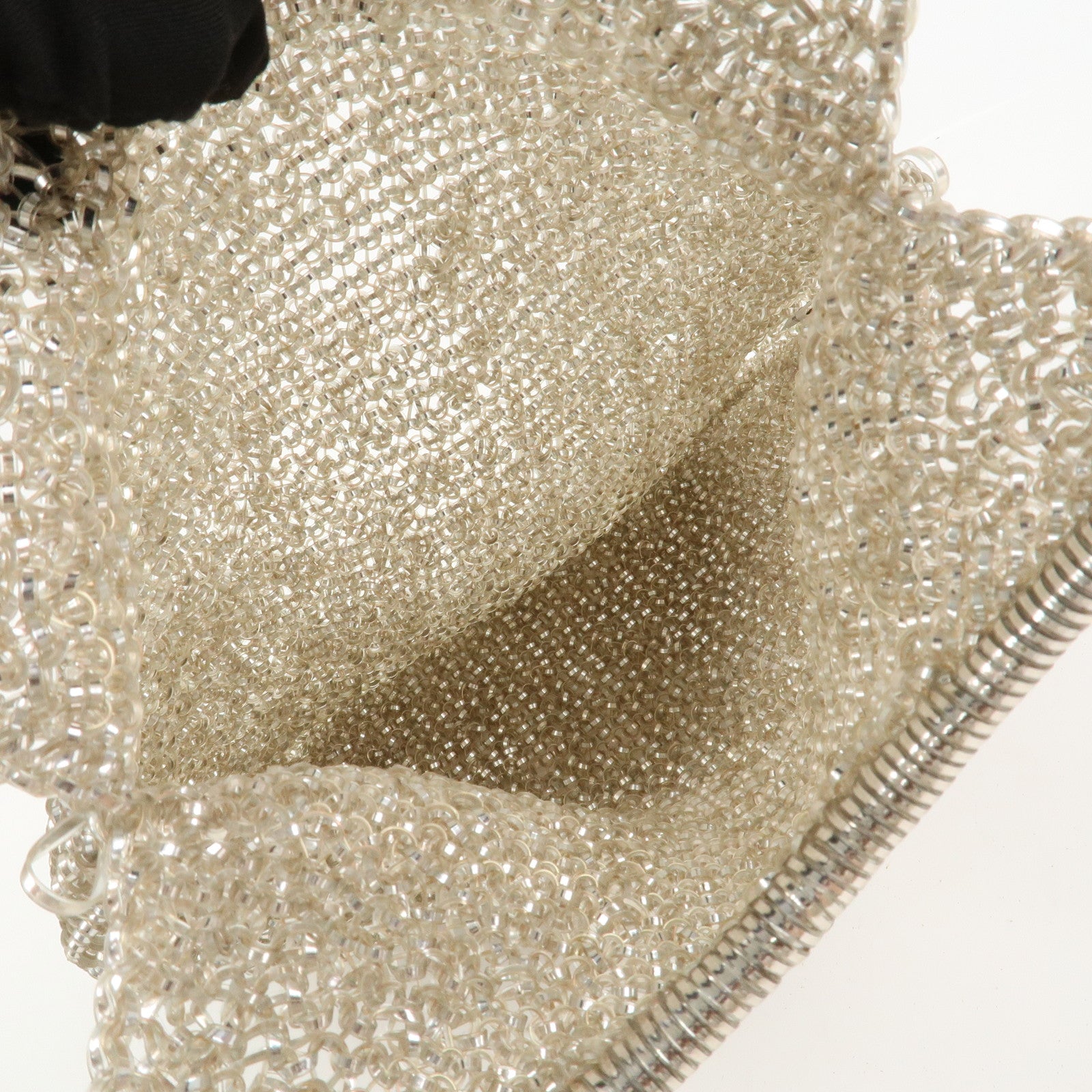 ANTEPRIMA PVC Hand Bag Shoulder Bag Clear Champagne Gold
