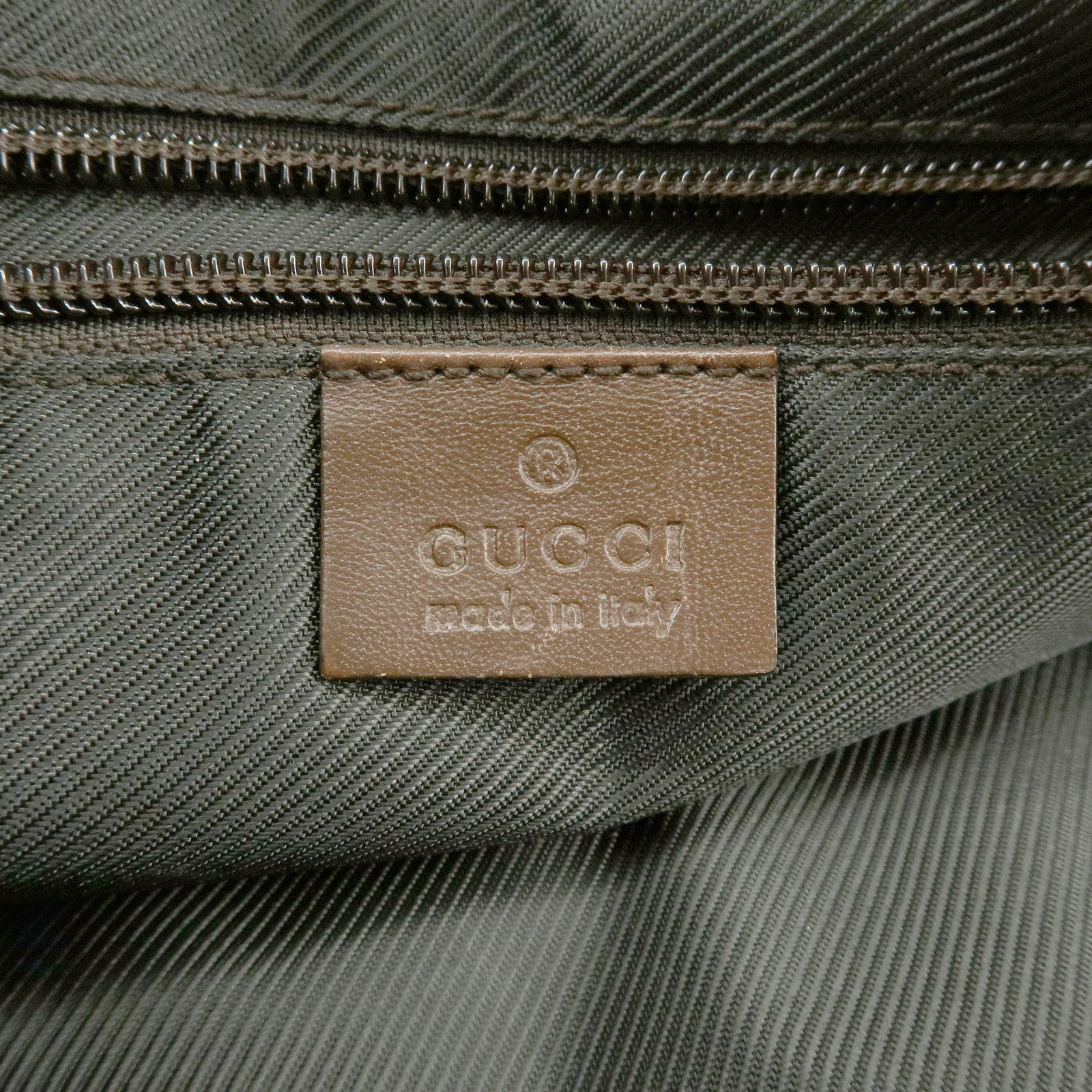GUCCI GG Canvas Leather Shoulder Bag Crossbody Bag Brown 92551