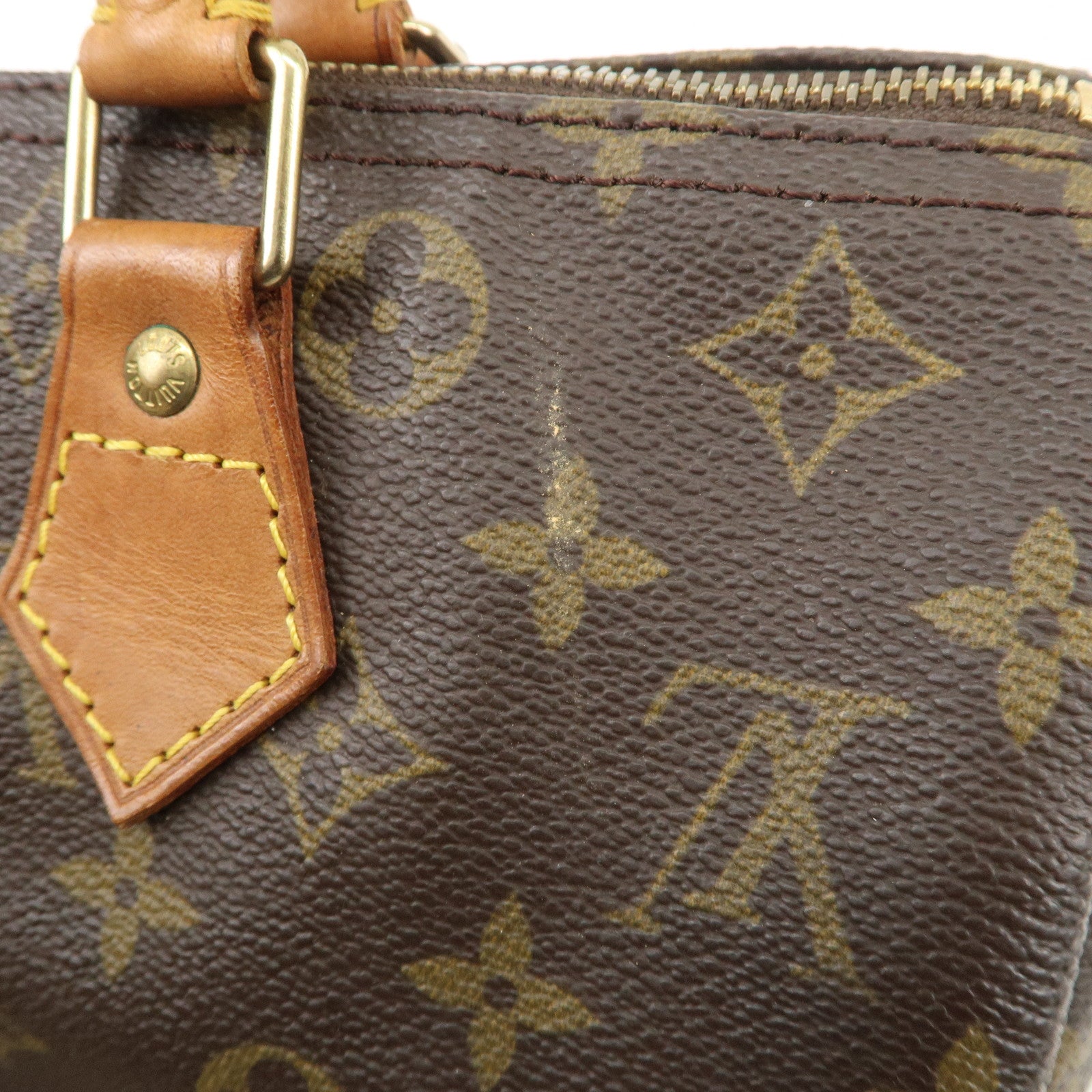 Louis Vuitton Monogram Speedy 30 Boston Bag Hand Bag Brown M41526