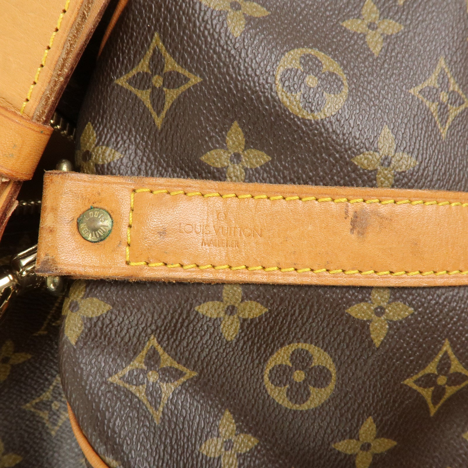 Louis Vuitton Monogram Keep All Bandouliere 60 Boston Bag M41412