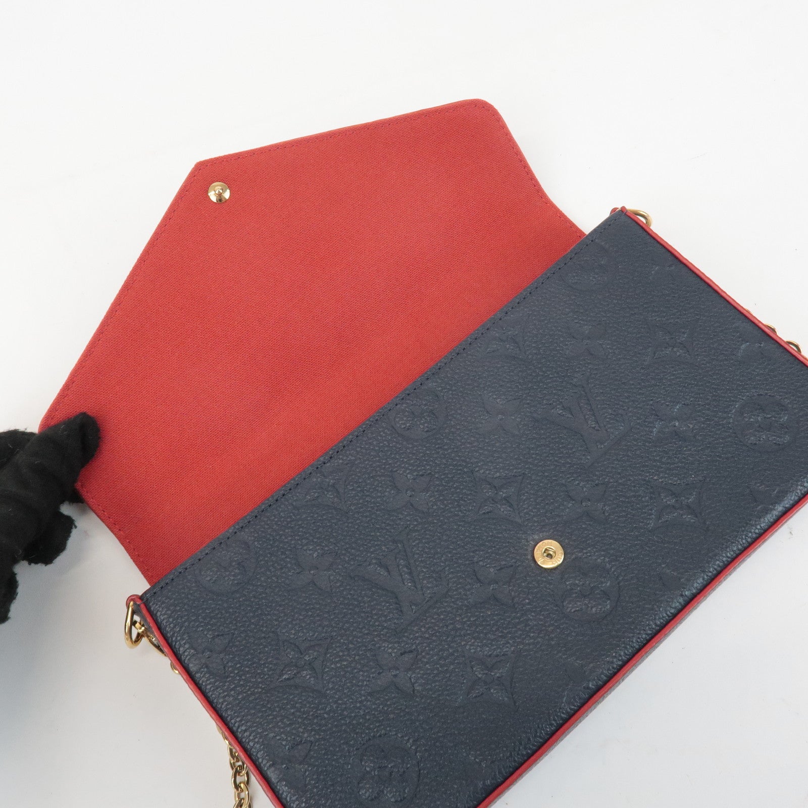 Louis Vuitton Monogram Empreinte Pochette Hand Bag Félicie M64099 Used