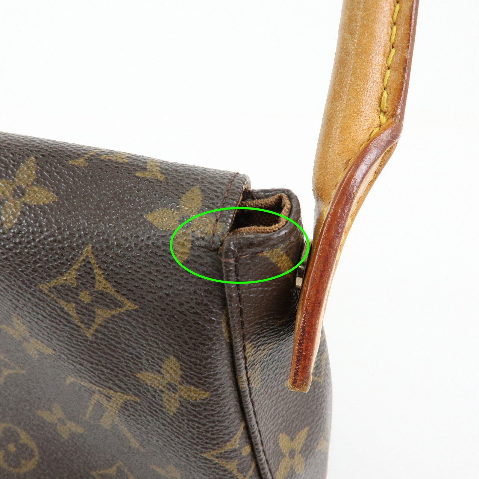 Louis Vuitton Monogram Mini Looping Shoulder Bag Brown M51147
