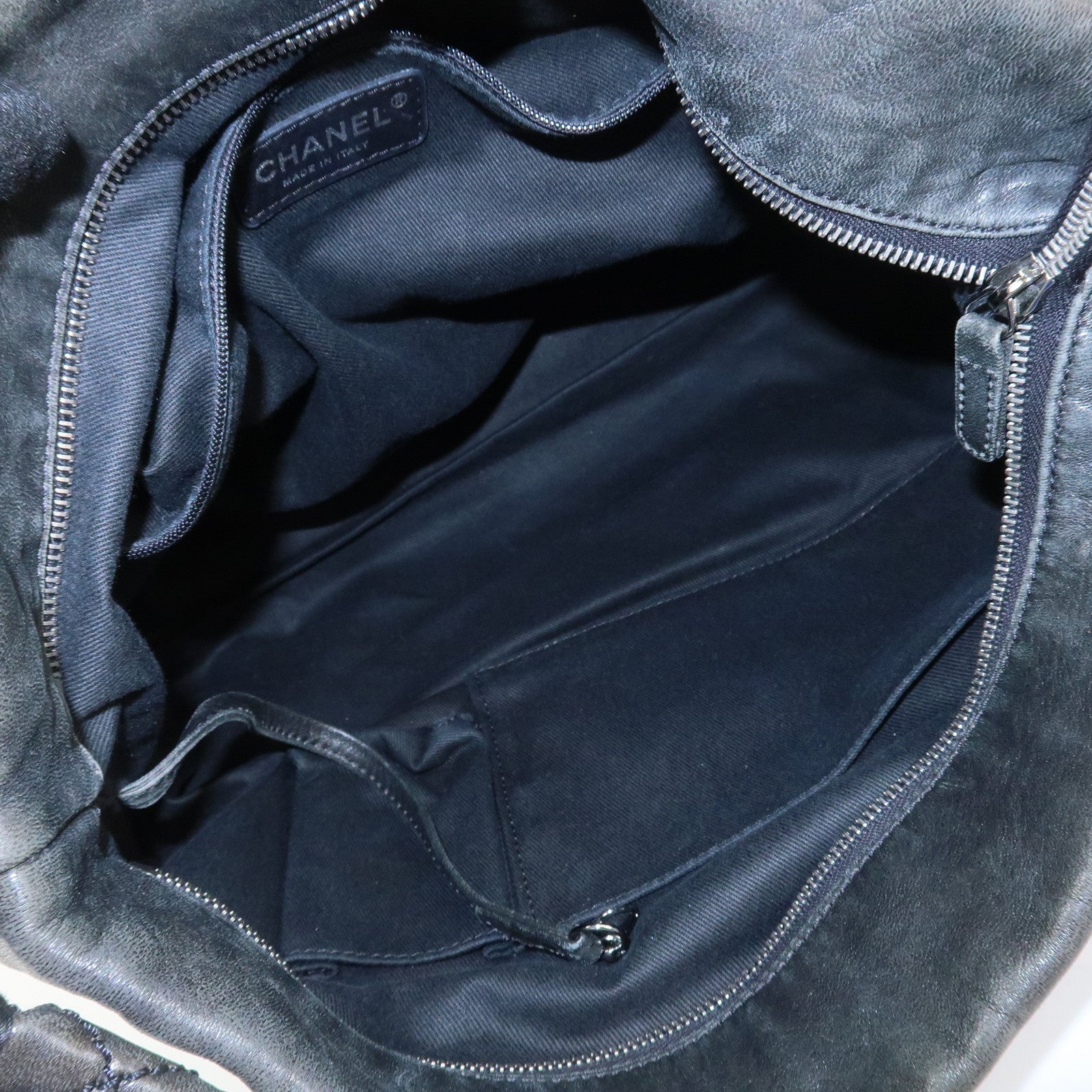 CHANEL Matelasse COCO Mark Leather Shoulder Bag Hand Bag Black