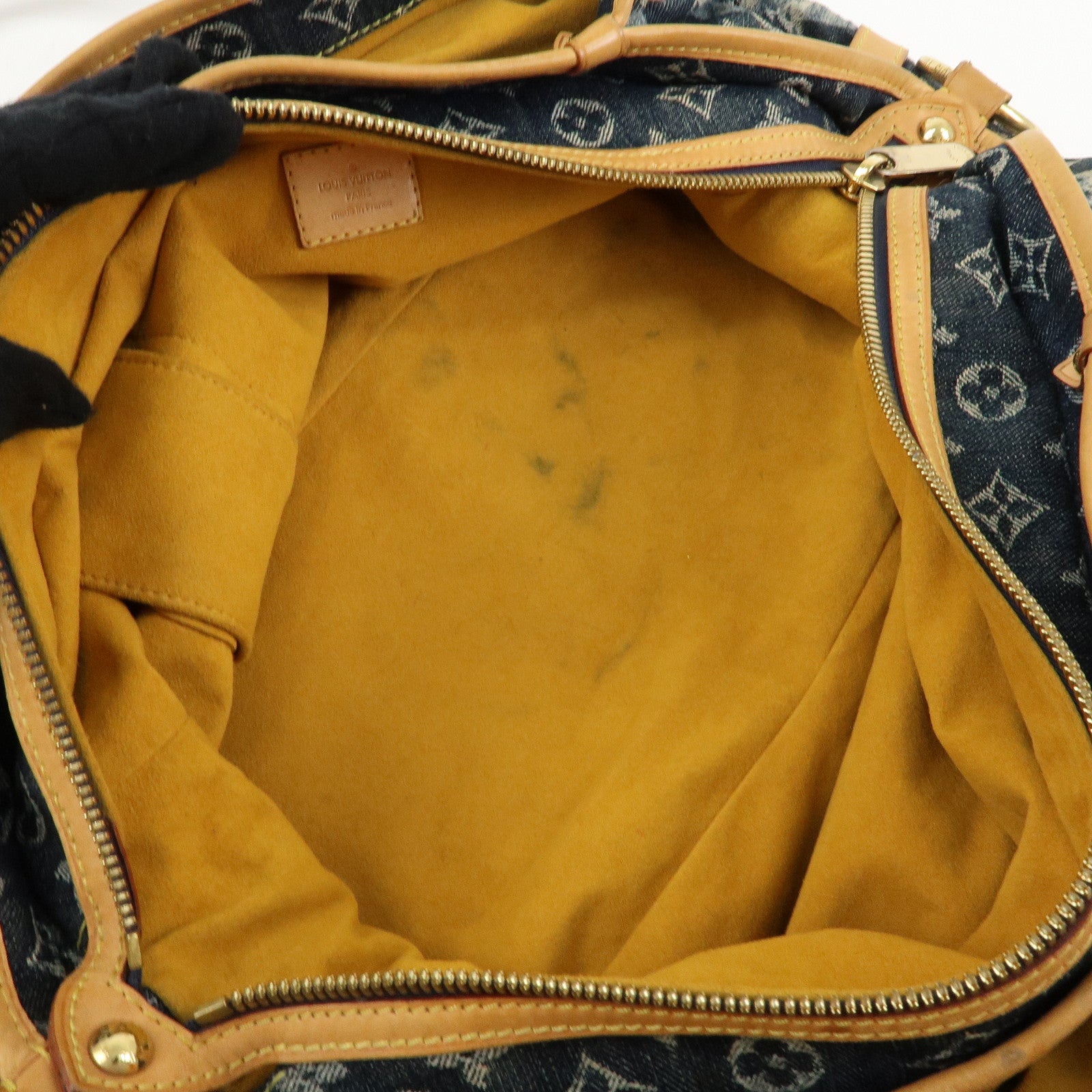 Louis Vuitton Monogram Denim Cabas Raye GM 2Way Hand Bag M95336