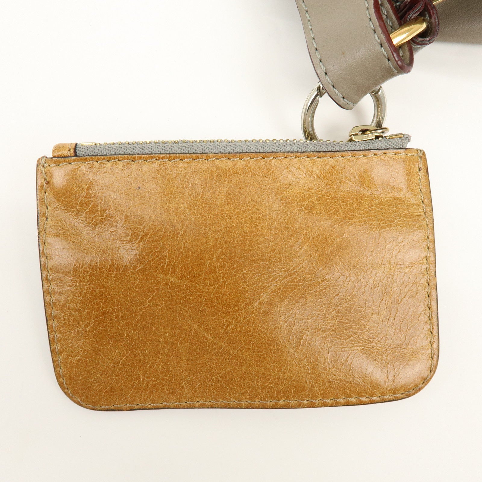 Chloe Sam Leather Shoulder Bag Crossbody Bag Brown Camel