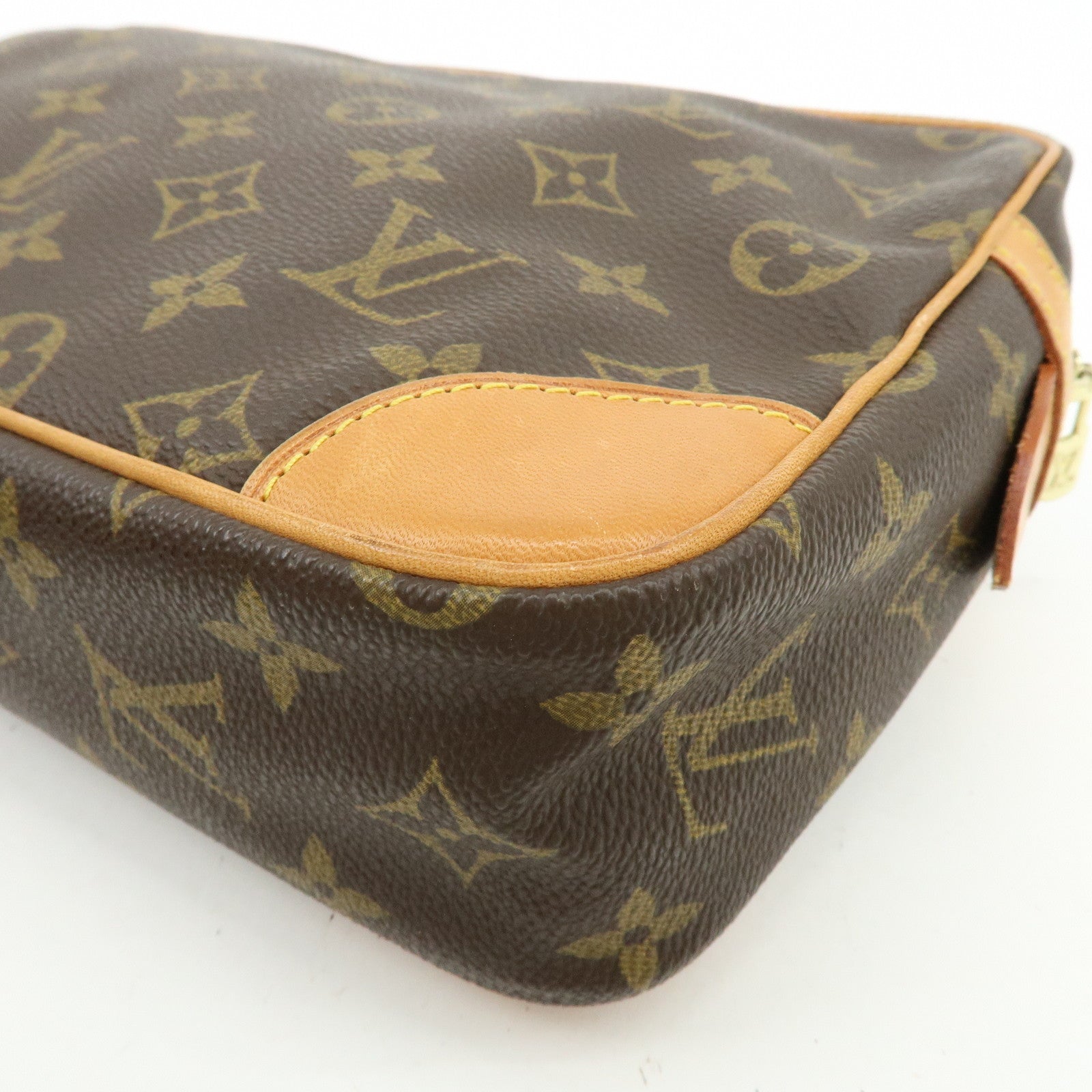 Louis Vuitton Monogram Compiegne 28 Pouch Clutch Bag Brown M51845