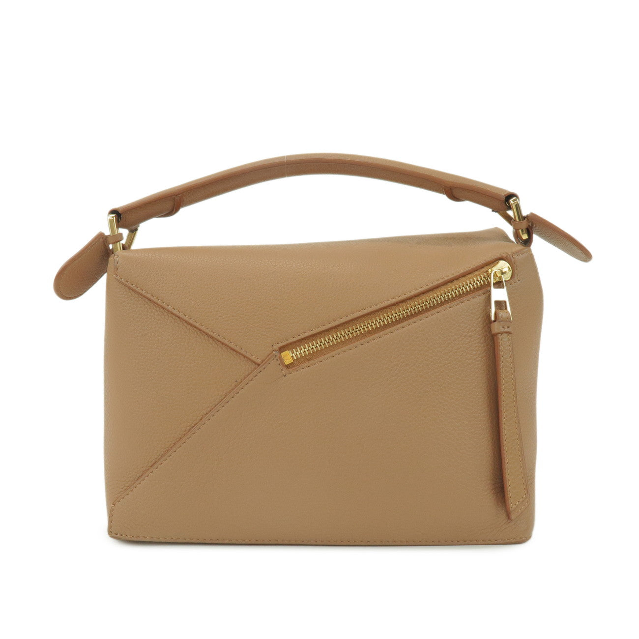 LOEWE Anagram Calf Leather Puzzle Bag Small 2Way Shoulder Bag Beige