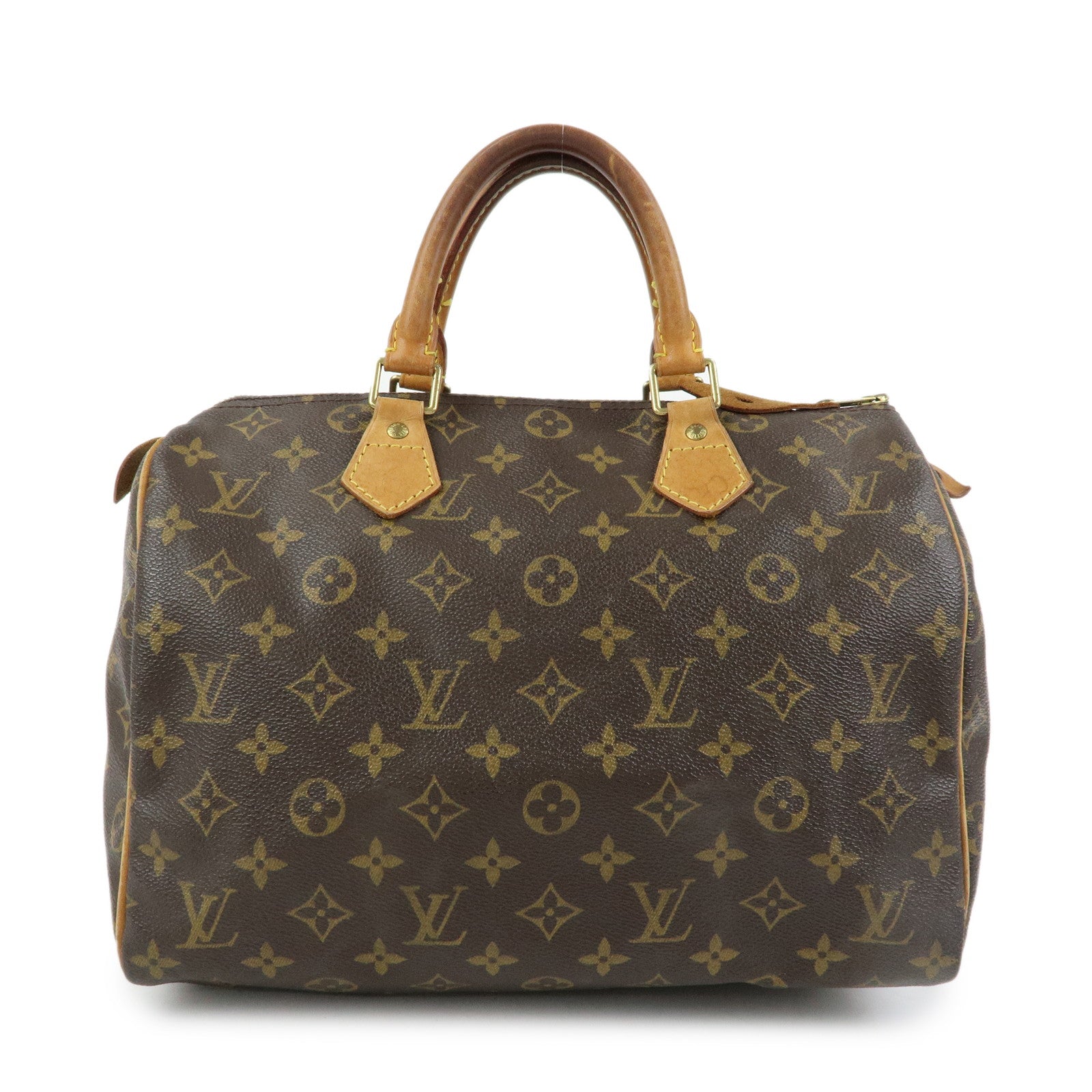 Louis Vuitton Monogram Speedy 30 Boston Bag Hand Bag Brown M41526