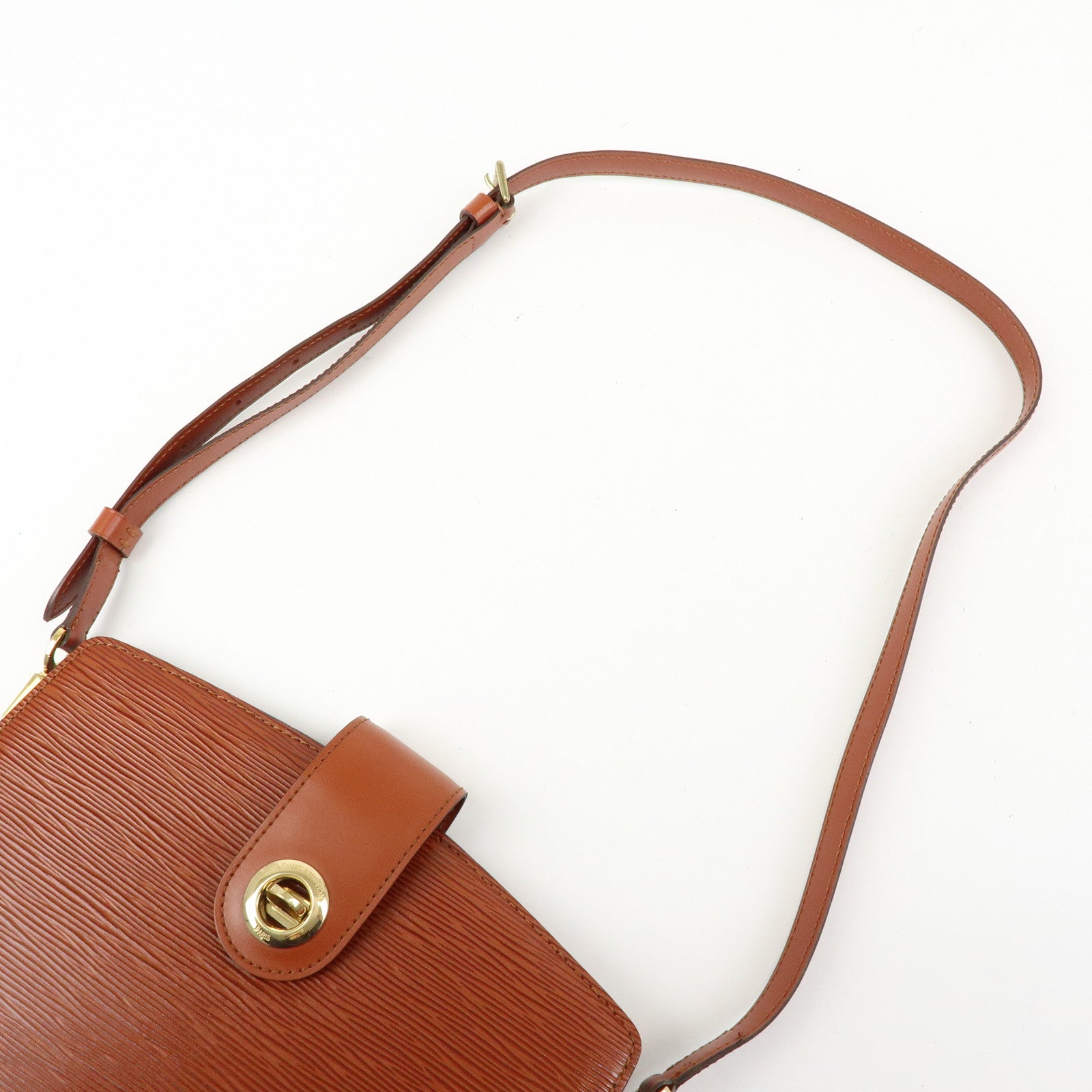 Louis Vuitton Epi Leather Capucines Shoulder Bag Kenya Brown M52343