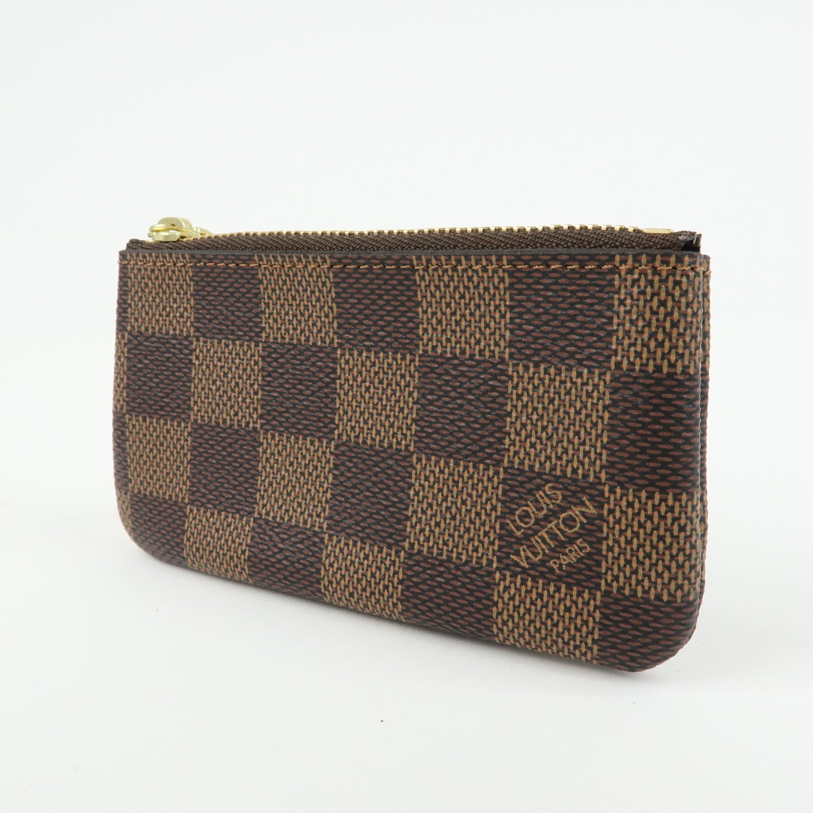 Louis Vuitton Damier Canvas Pochette Cles Damier Ebene N62658