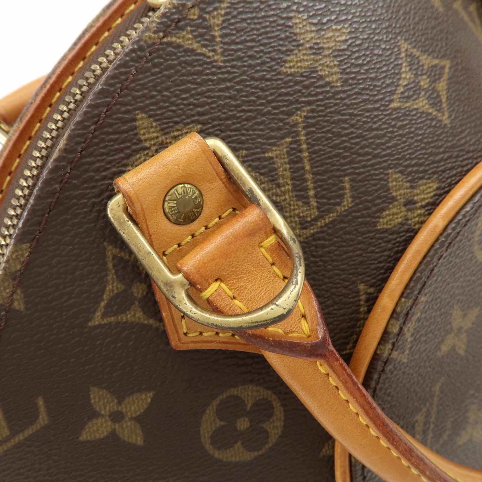 Louis Vuitton Monogram Ellipse PM Hand Bag Brown M51127
