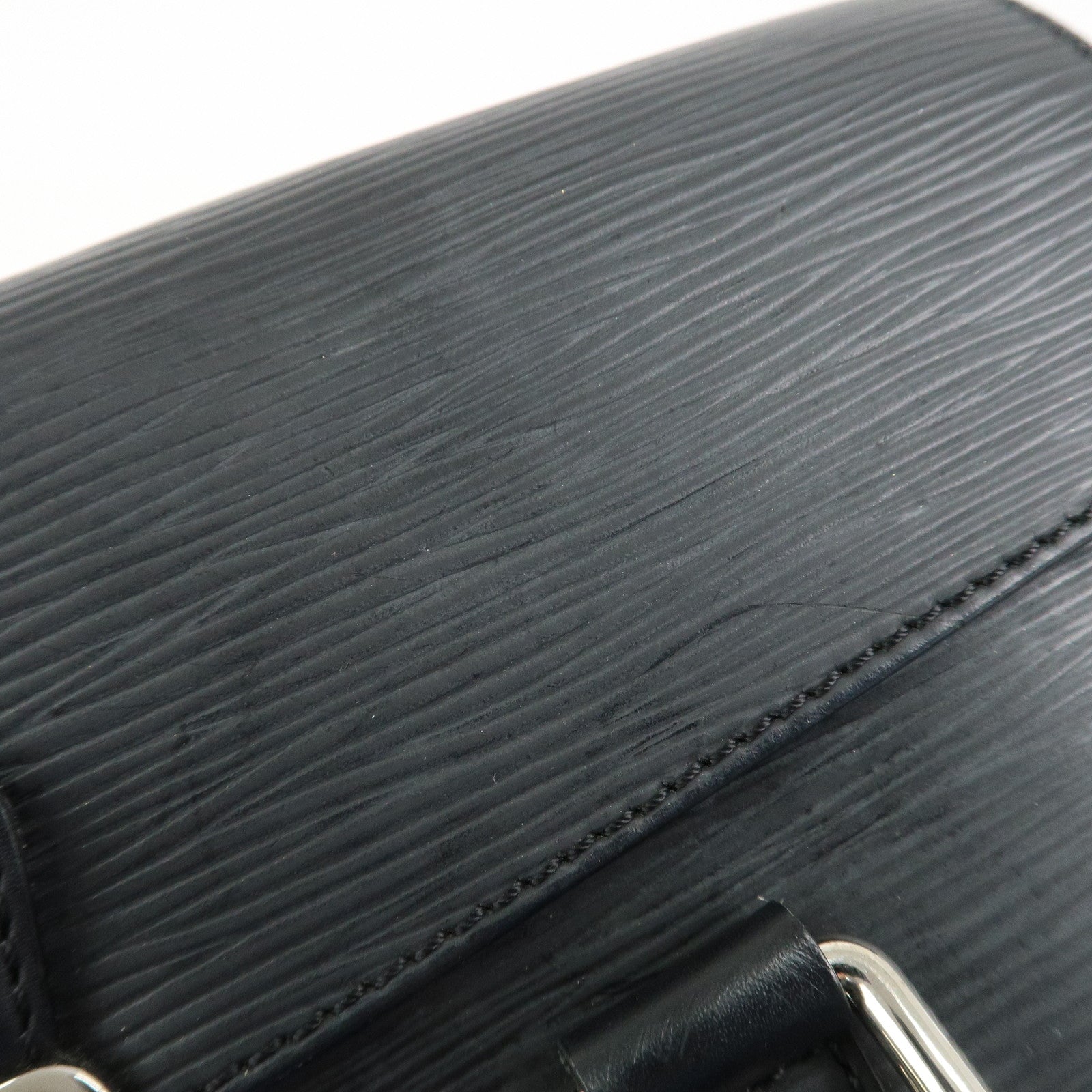 Louis Vuitton Epi Segur PM Hand Bag Noir Black M58822 Used