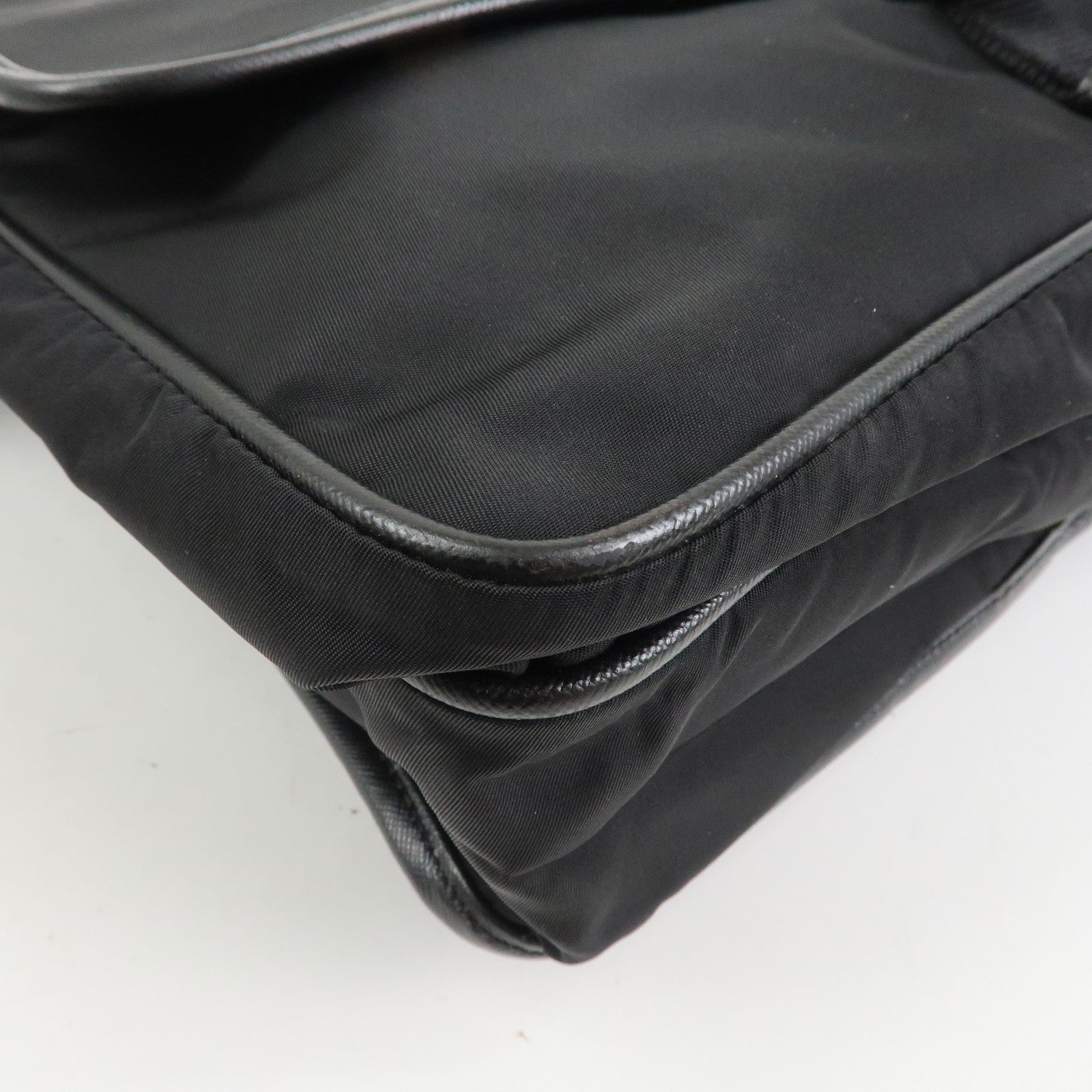 PRADA - Nylon   Saffiano Leather Black 2DV166