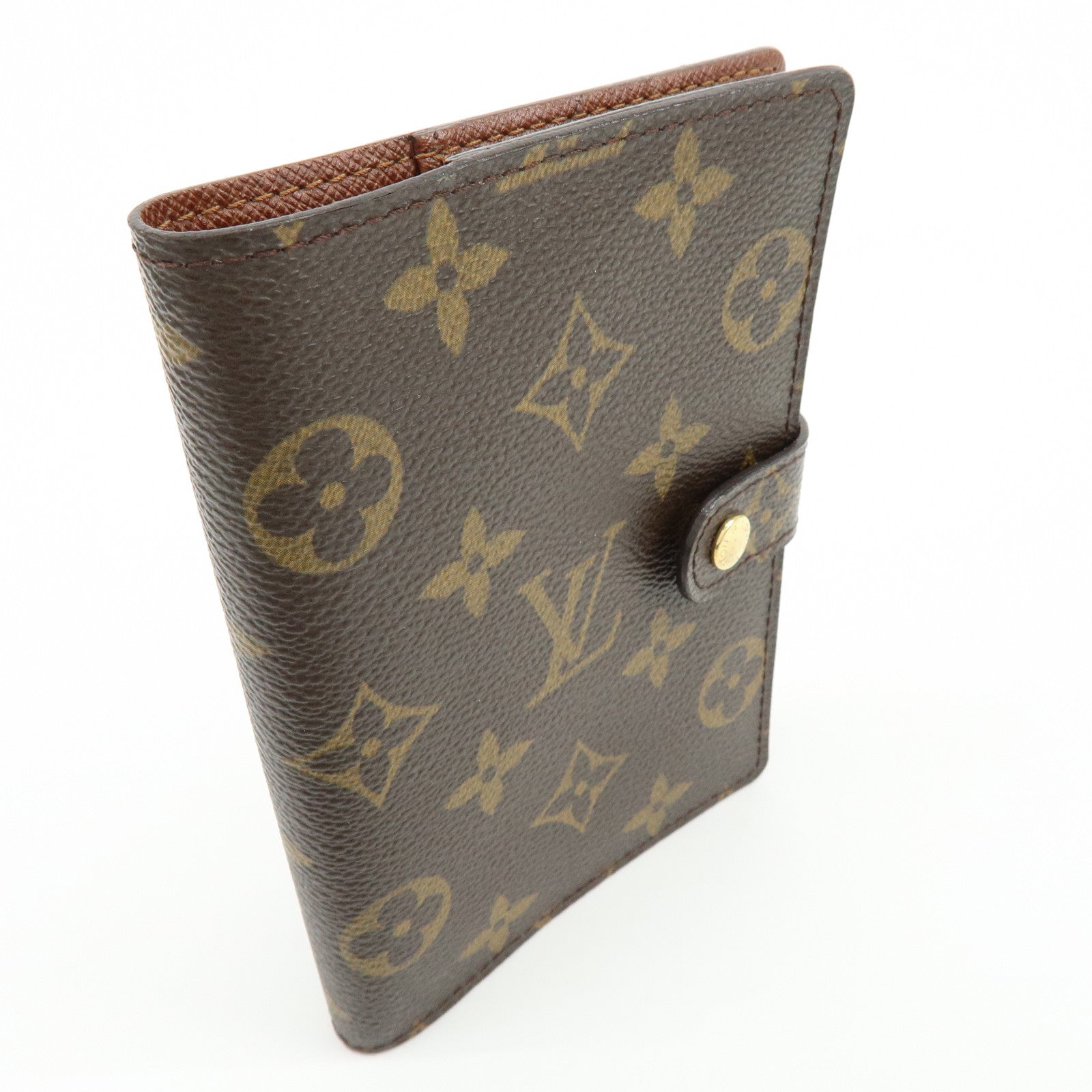 Louis Vuitton Monogram Agenda PM Planner Cover Brown R20005