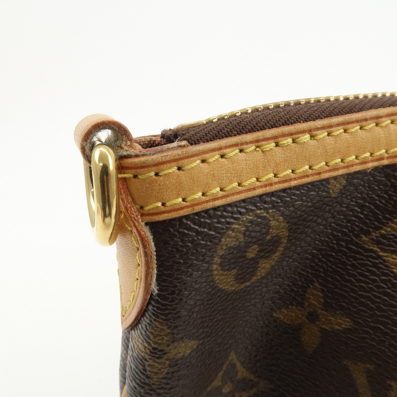 Louis Vuitton Monogram Palermo PM 2Way Hand Bag Brown M40145