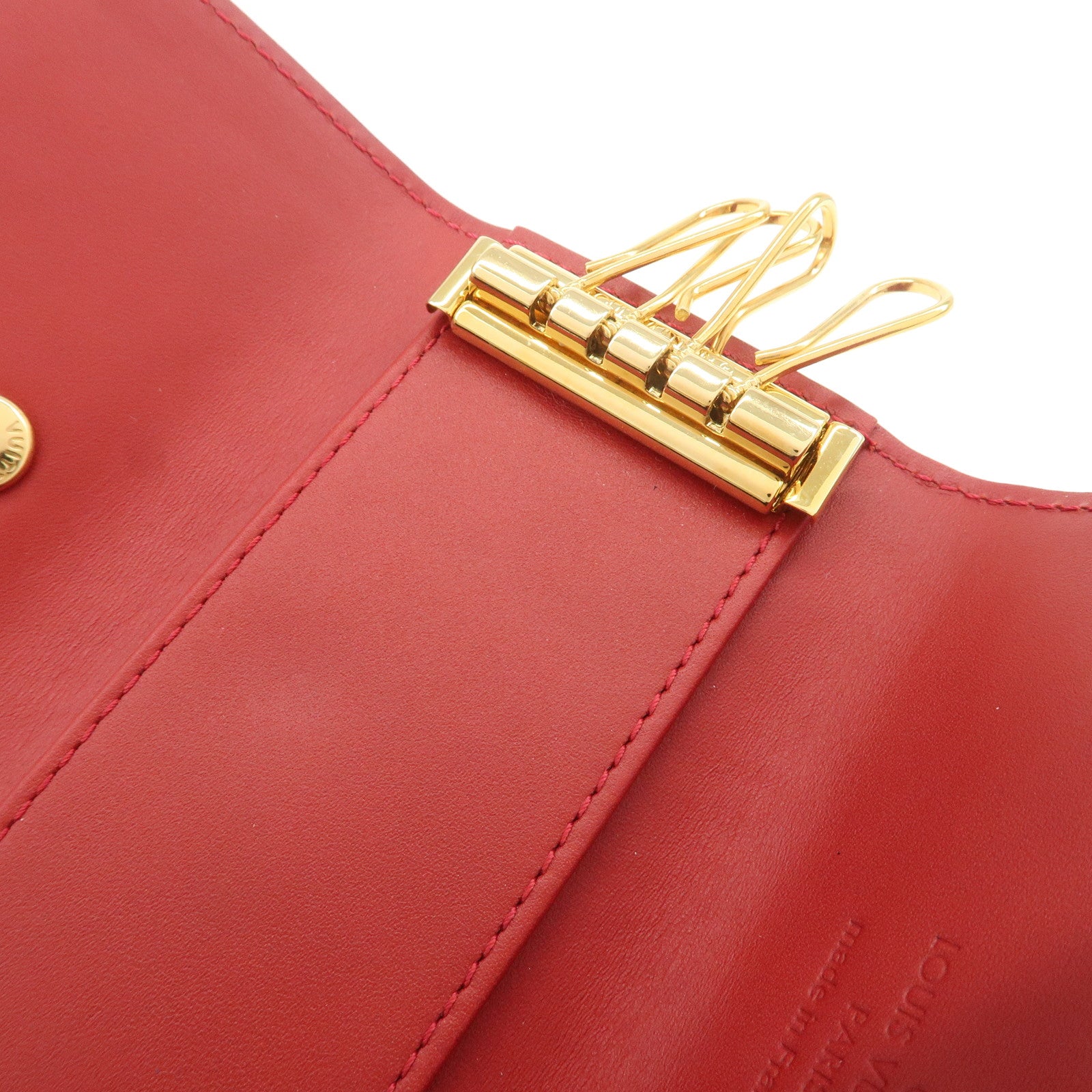 Louis Vuitton Vernis Multicles 4 Key Case Key Holder Cerise M91976