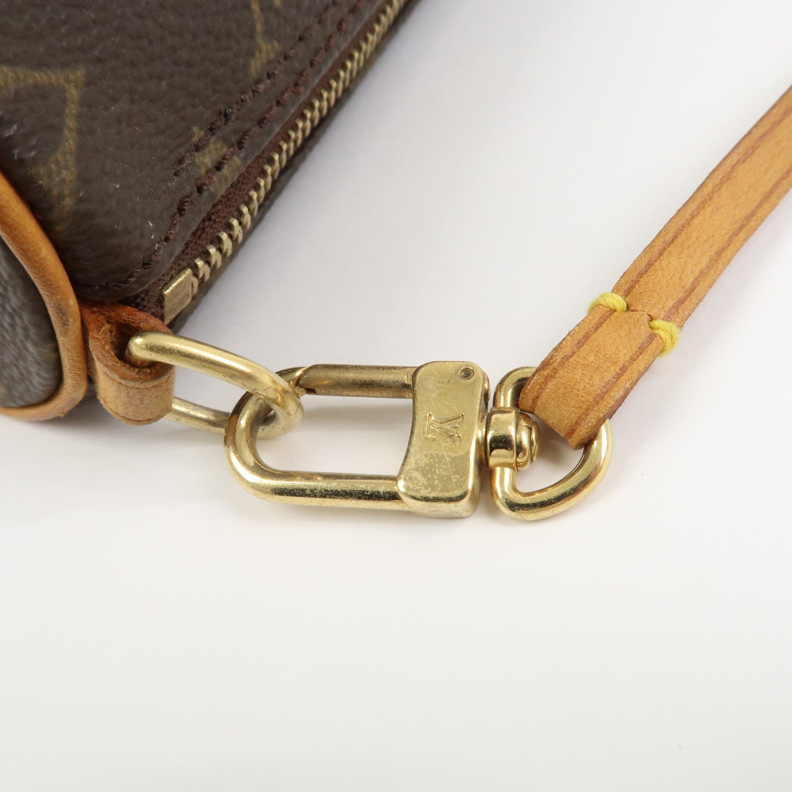 Louis Vuitton Monogram Mini Pouch for Papillon Bag Brown