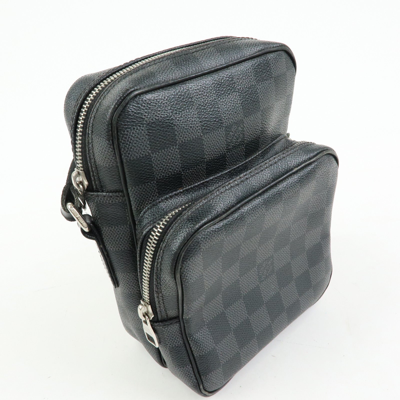 Louis Vuitton Damier Graphite Rem Shoulder Bag Black N41446