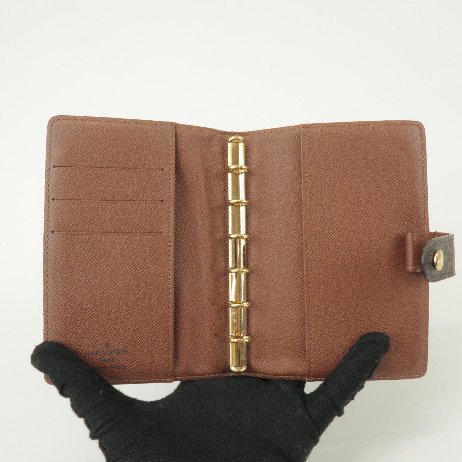 Louis Vuitton Monogram Agenda PM Planner Cover Brown R20005