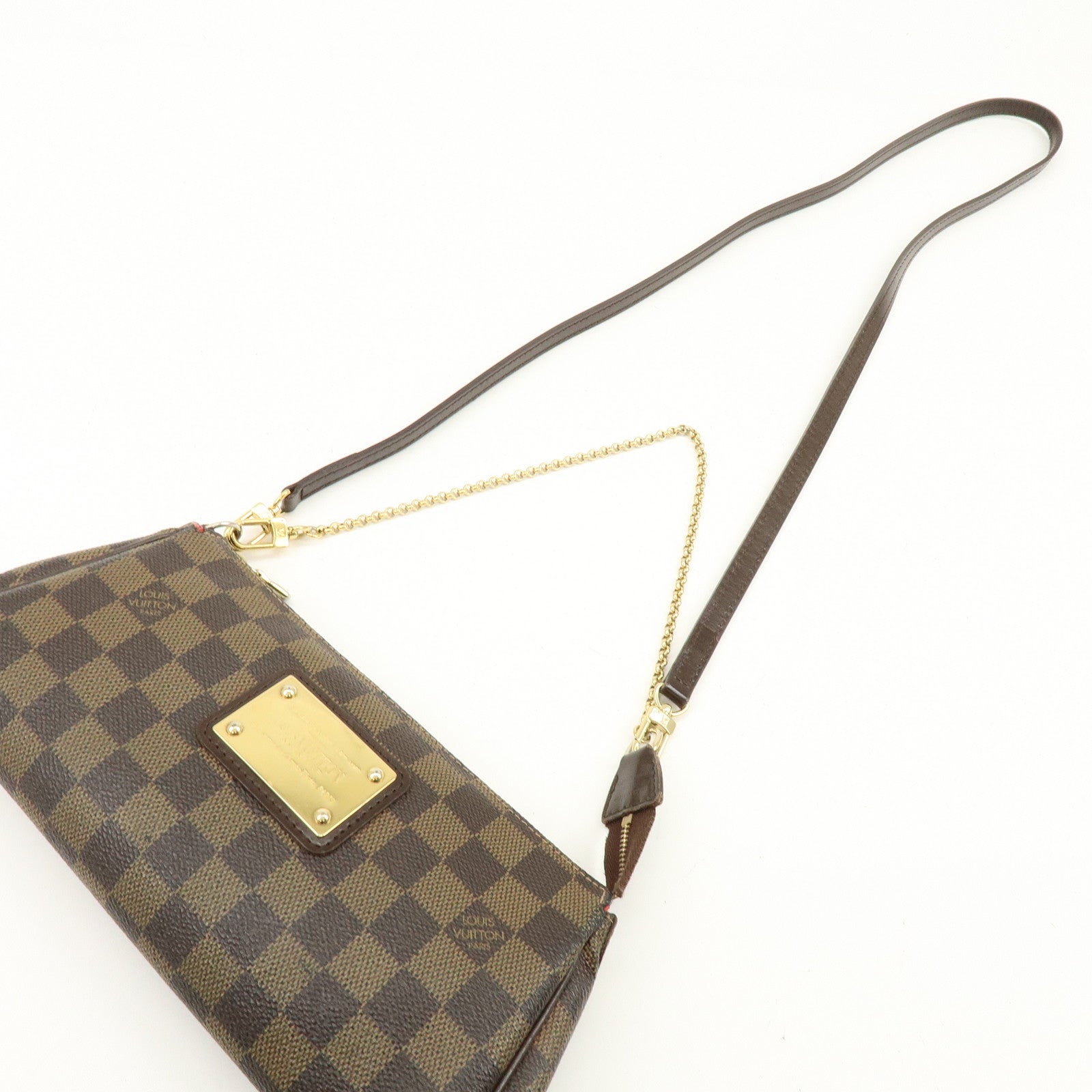 Louis Vuitton Damier Eva 2Way Hand Shoulder Bag Damier Ebene N55213