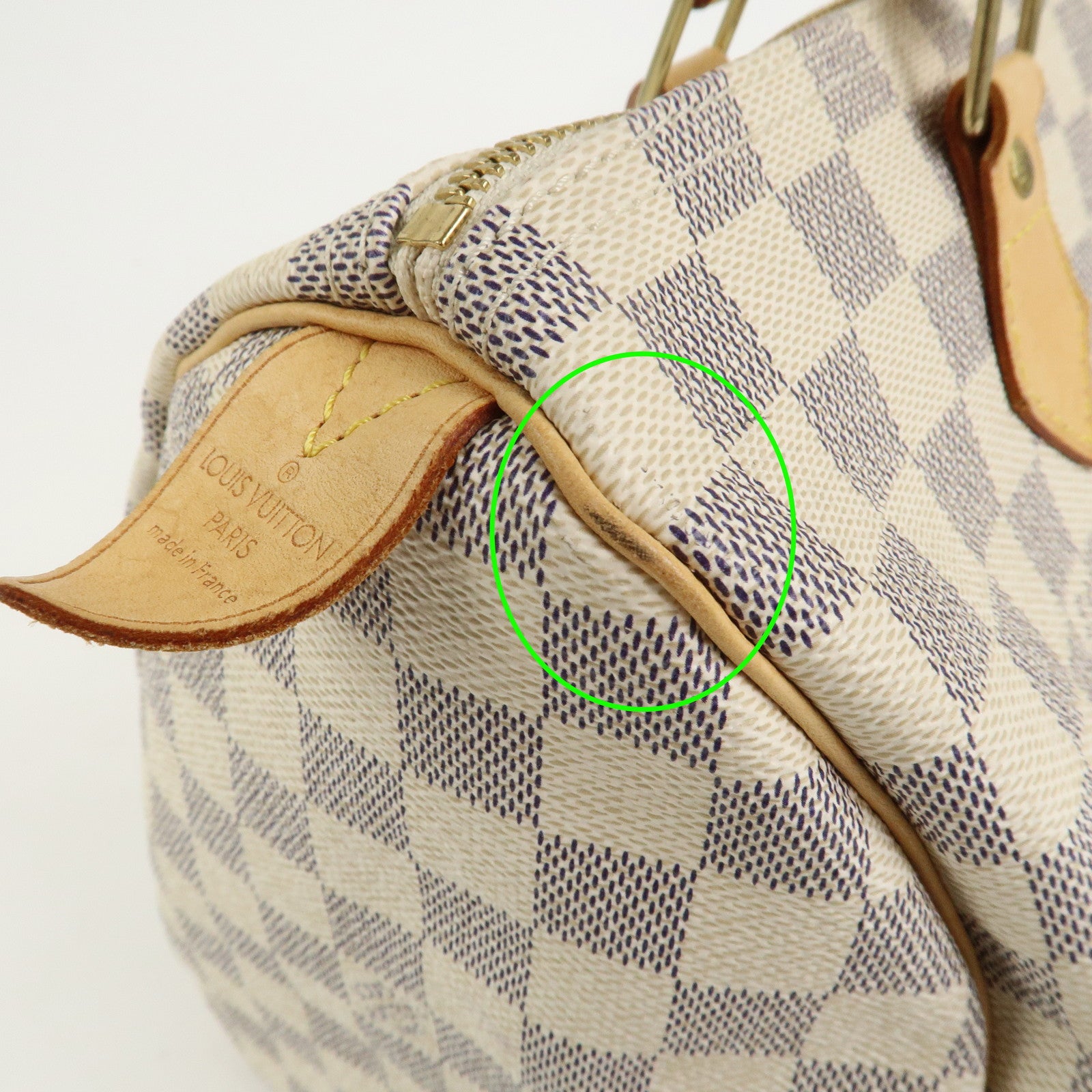 Louis Vuitton Damier Azur Speedy 30 Boston Bag Hand Bag N41533
