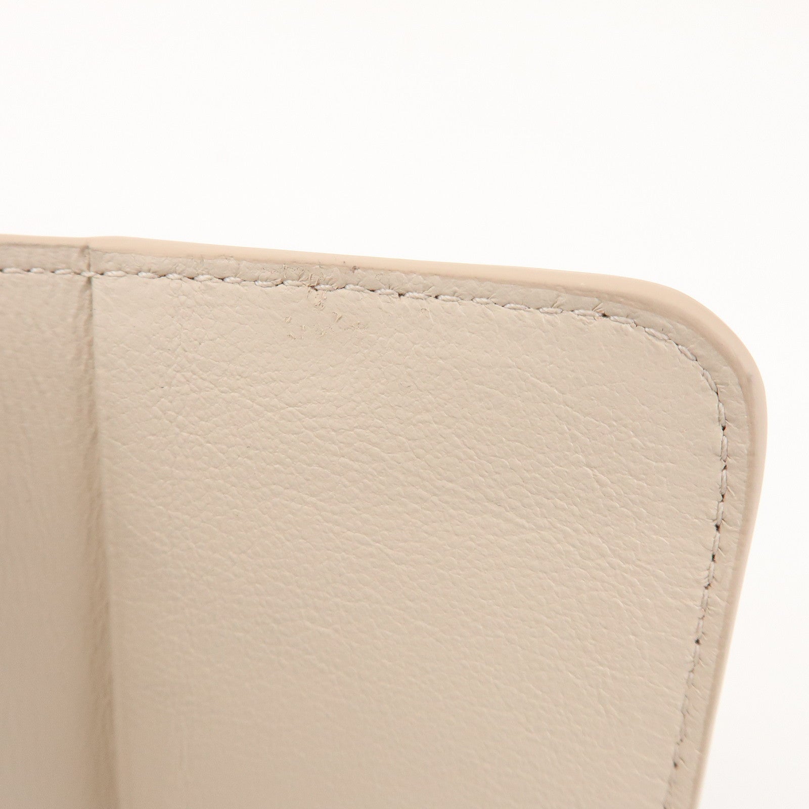 BALENCIAGA CASH Leather 6 Rings Key Case Key Holder Beige