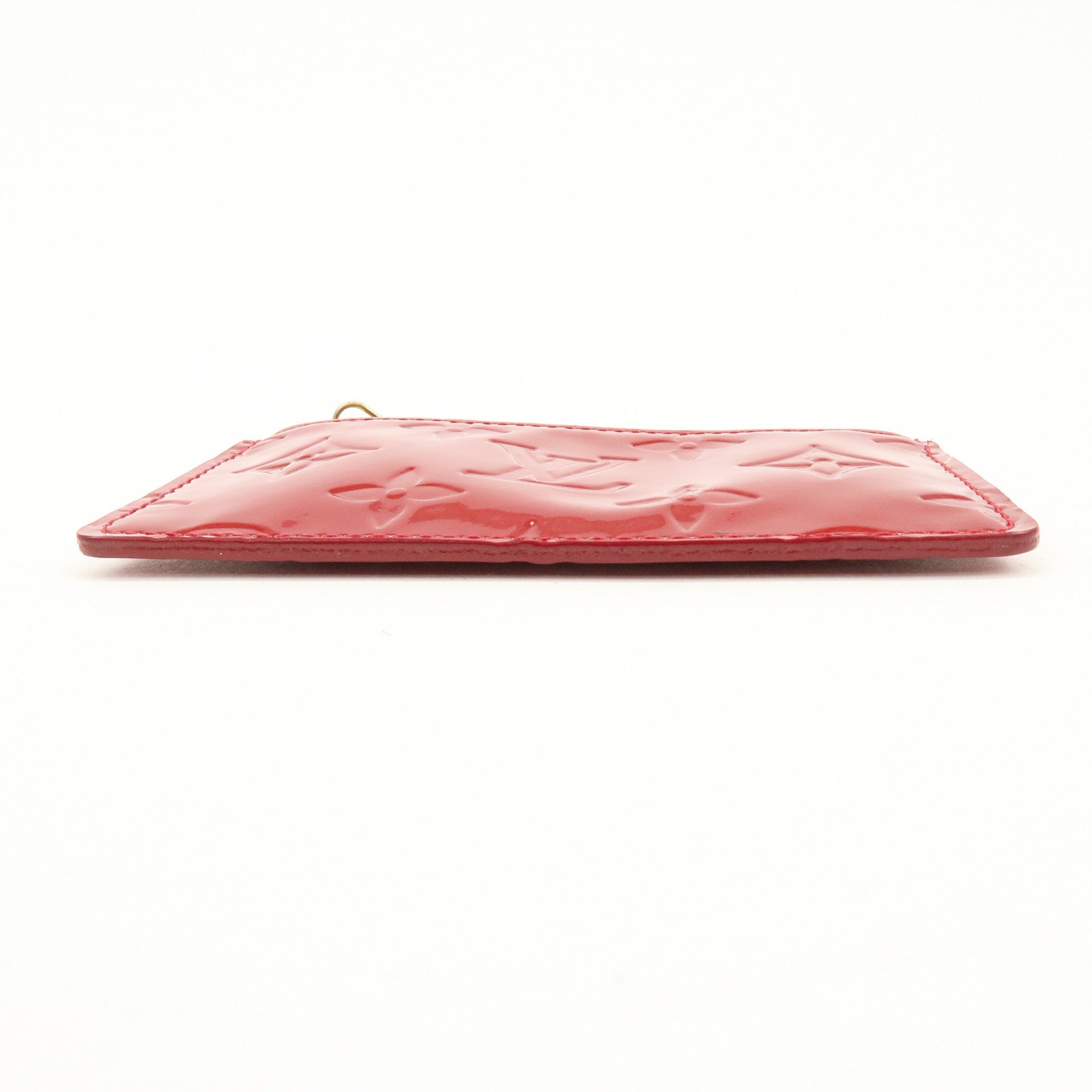 Louis Vuitton Monogram Vernis Pochette Cles Coin Case Red M91977
