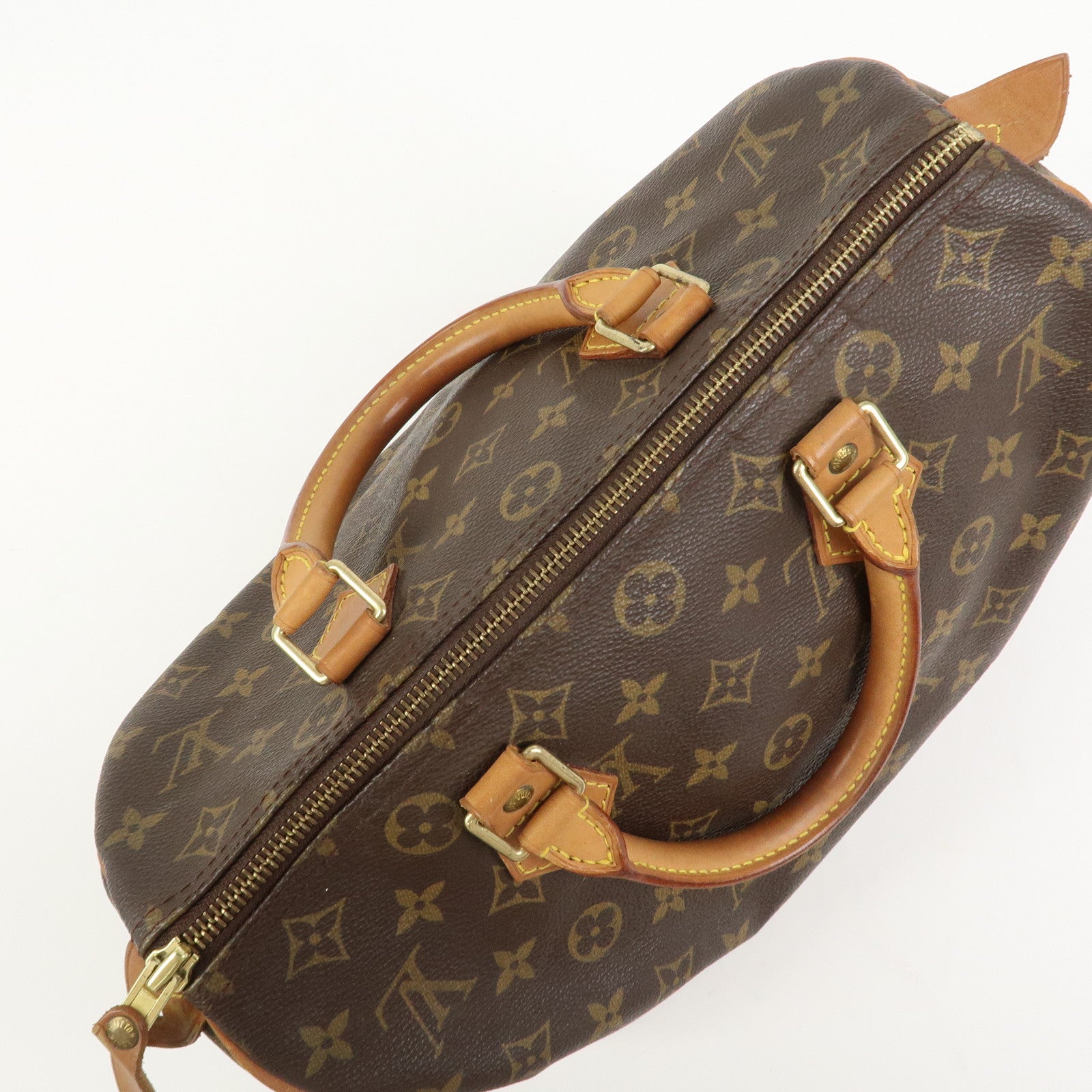 Louis Vuitton Monogram Speedy 30 Boston Bag Hand Bag Brown M41526