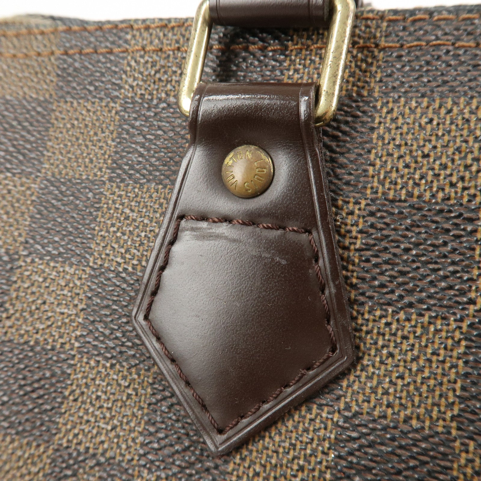Louis Vuitton Damier Ebene Speedy 25 Hand Bag Boston Bag N41532