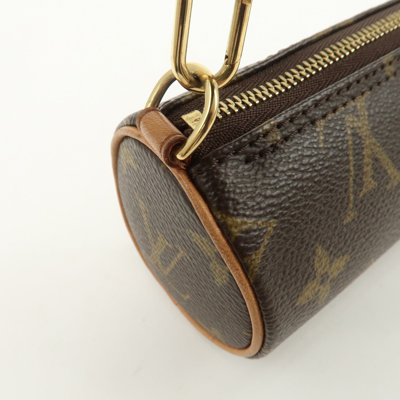 Louis Vuitton Monogram Mini Pouch for Papillon Bag New Style Brown