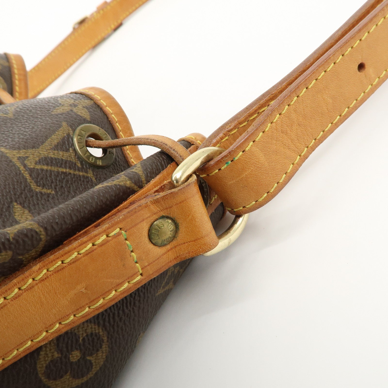Louis Vuitton Monogram Canvas Petit Noe Shoulder Bag Brown M42226