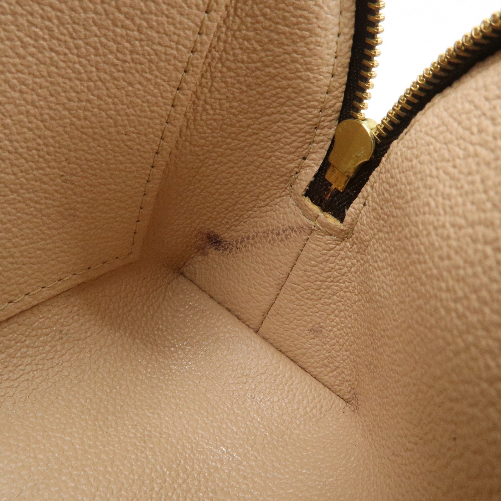 Louis Vuitton Monogram Pochette Cosmetic Pouch Brown M47515