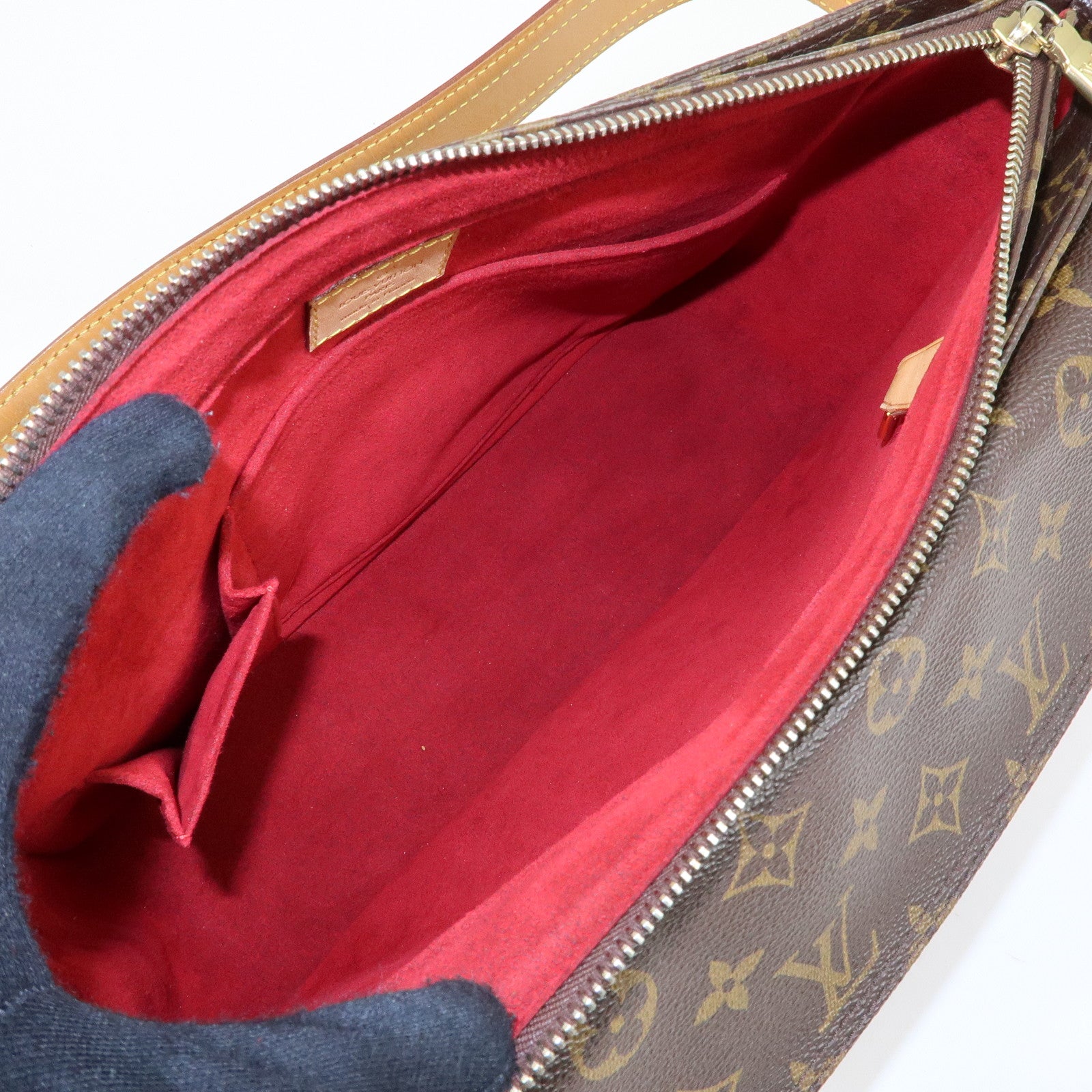 Louis Vuitton Monogram Viva Cite GM Shoulder Bag Brown M51163